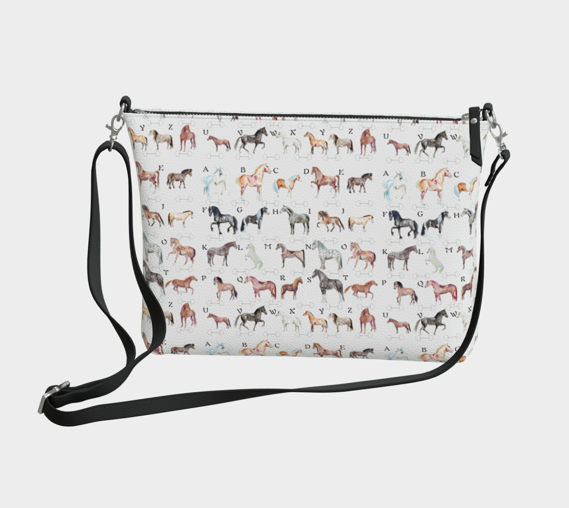 Abc Horse Breeds Crossbody