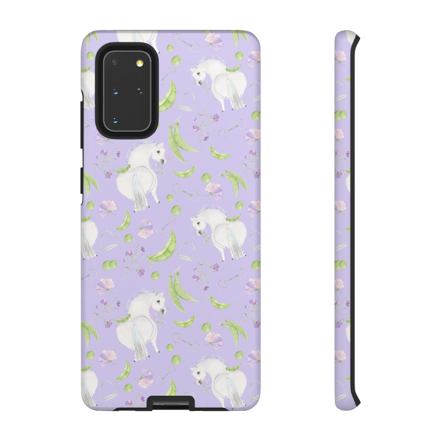Adorable Pea Pod Lavendar   Tough Phone Cases