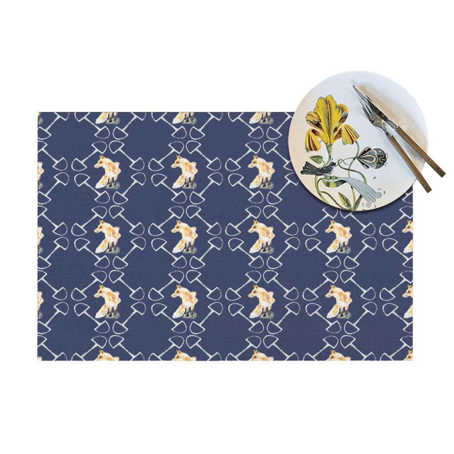 Spring Foxes Placemats Set of 4