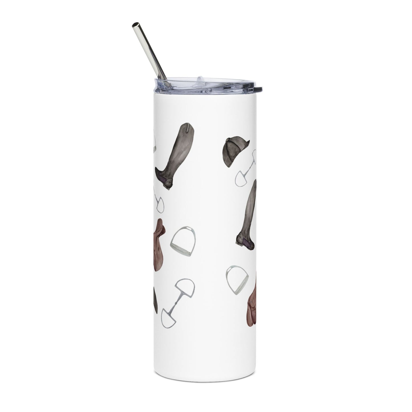 Fox pony Chubby pony - Equestrian 20 oz Stainless Steel Tumbler