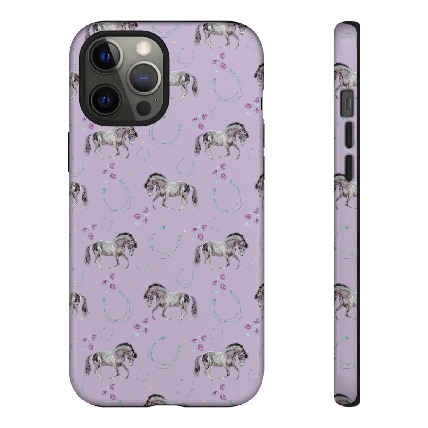 Lucky Mustangs in Lavender Tough Phone Case