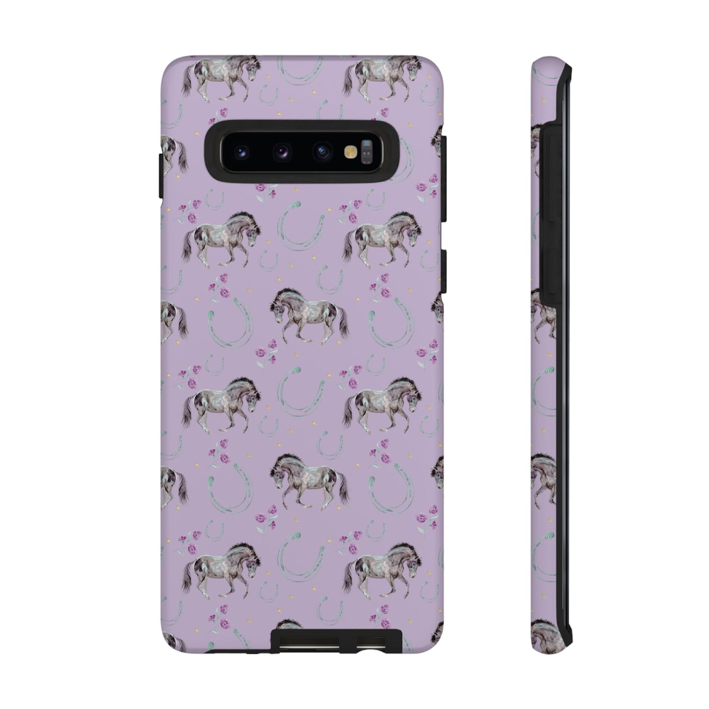 Lucky Mustangs in Lavender Tough Phone Case