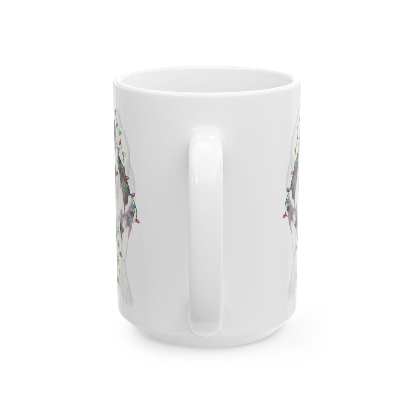 Gypsy Vanner Christmas Lights Mug