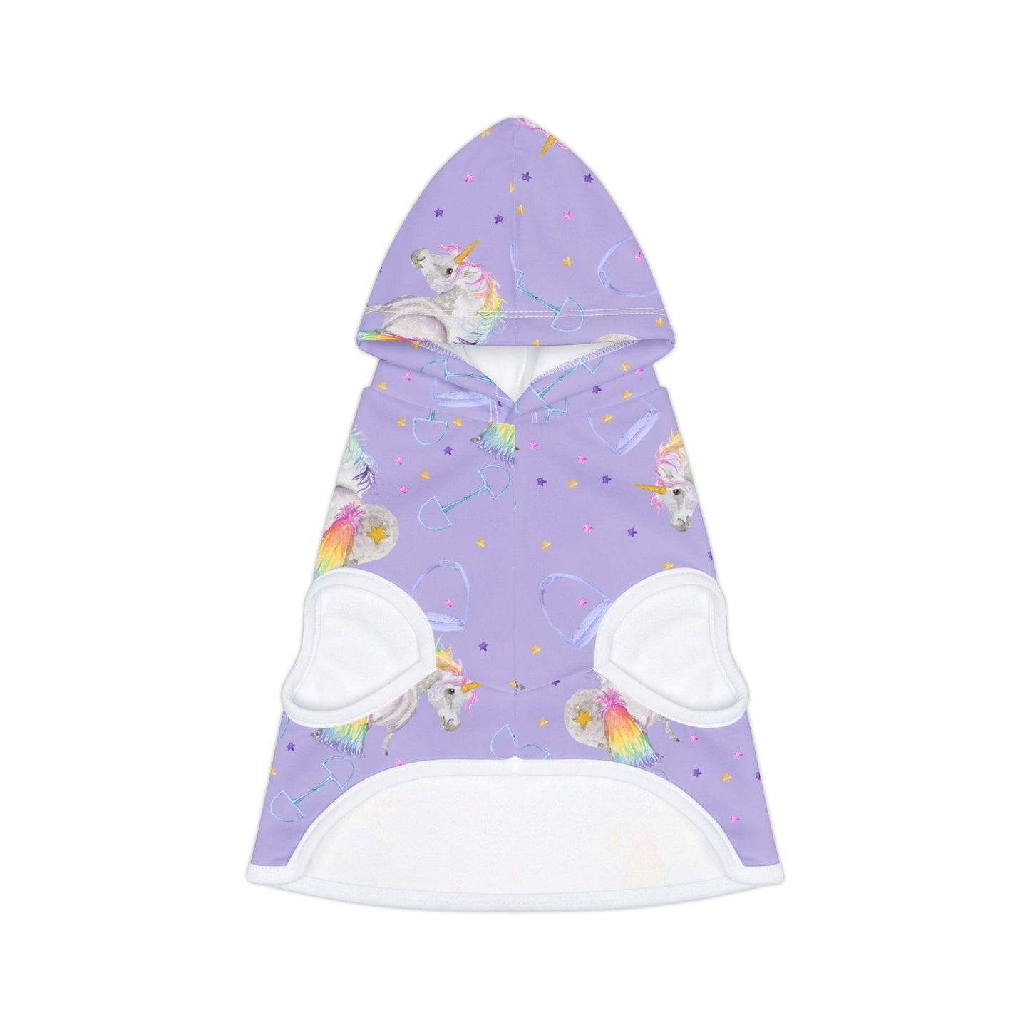 Adorable ponyUnicorn print Pet Hoodie