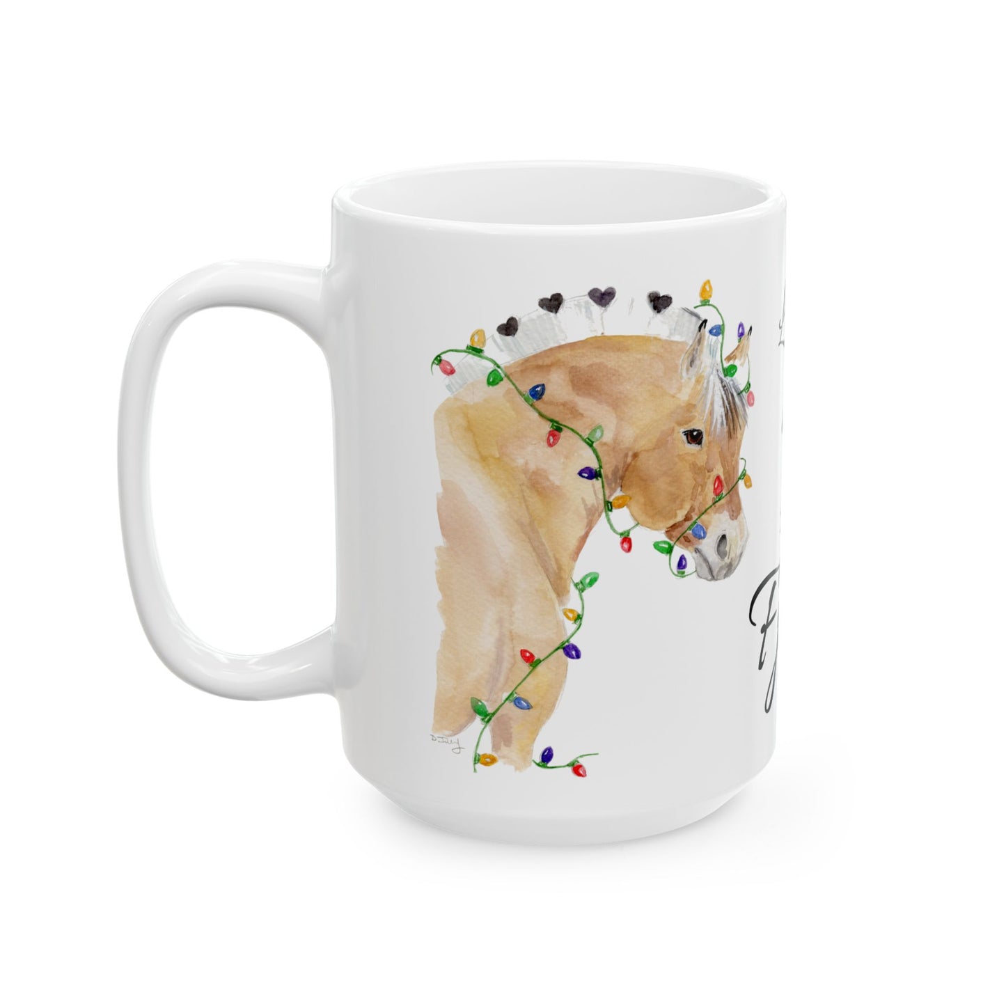 Lights and Love — Fjord Horse Mug