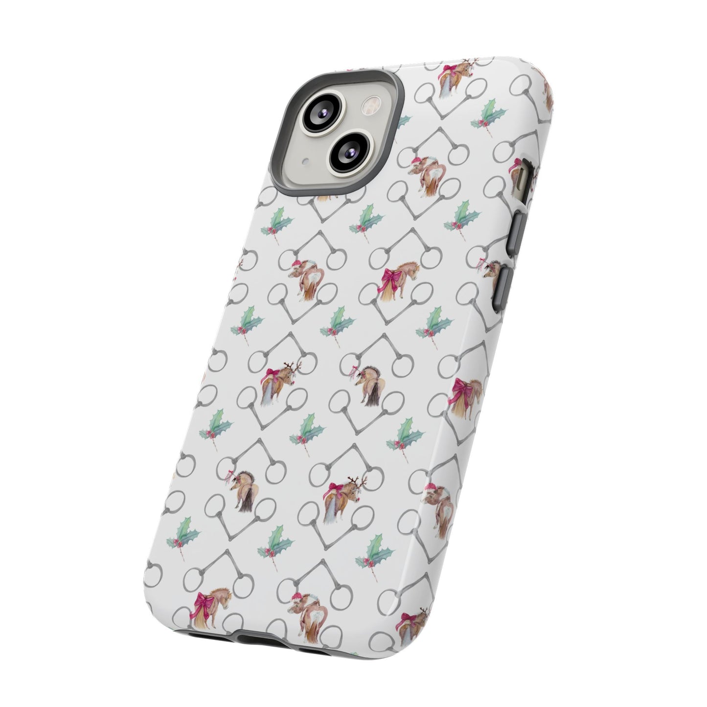 Adorable Ponies and holly Tough Phone Cases