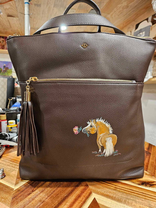 Hand Painted Bag Adorable pony