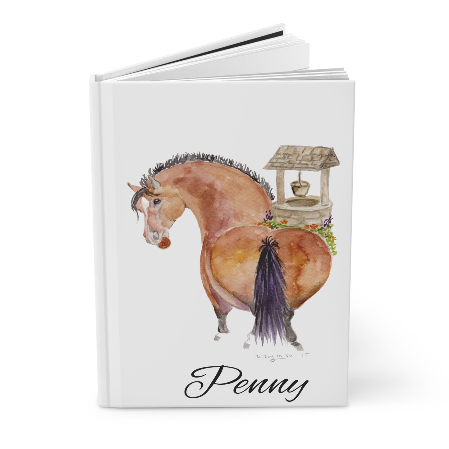 Hardcover Journal Matte -Adorable little Penny