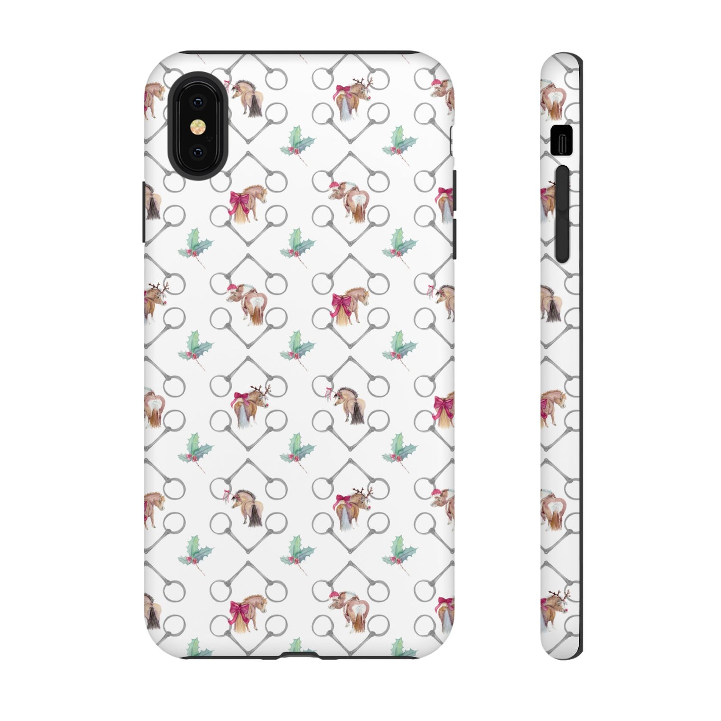 Adorable Ponies and holly Tough Phone Cases