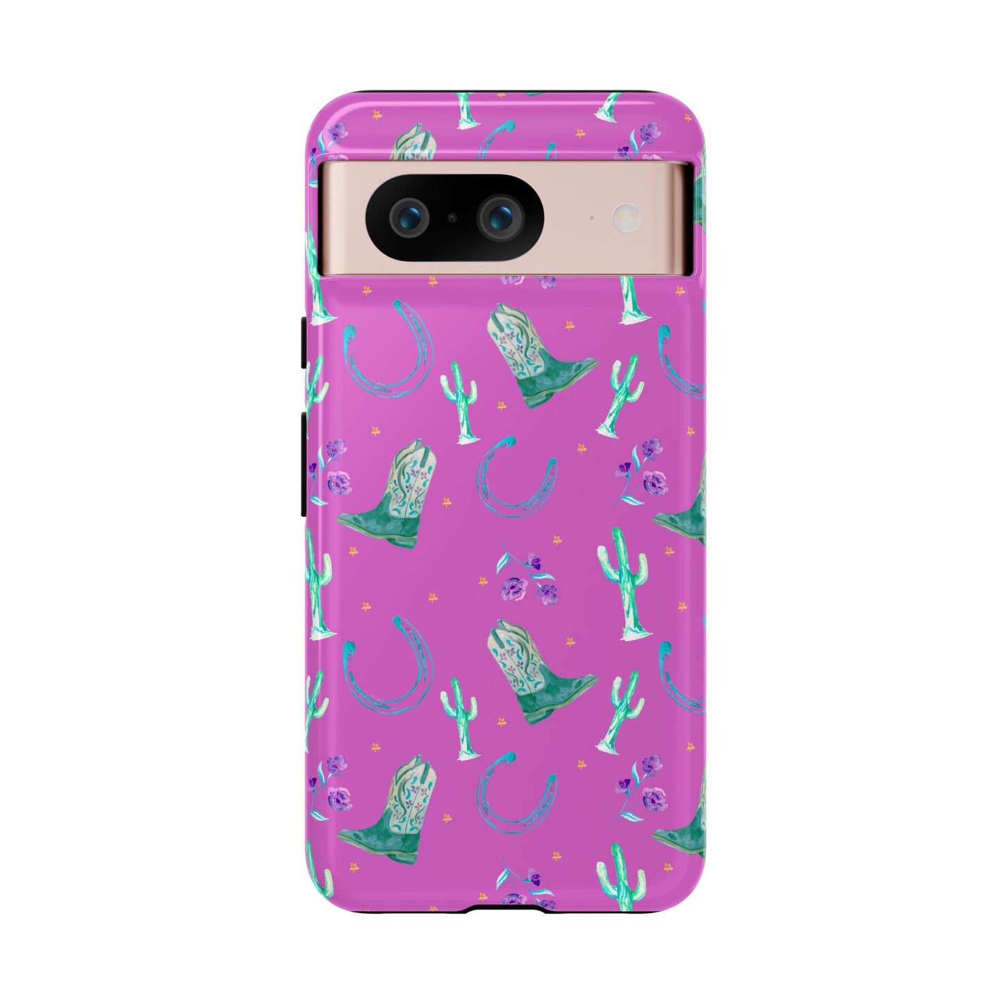 Lucky Boots in Pink Tough Phone Case