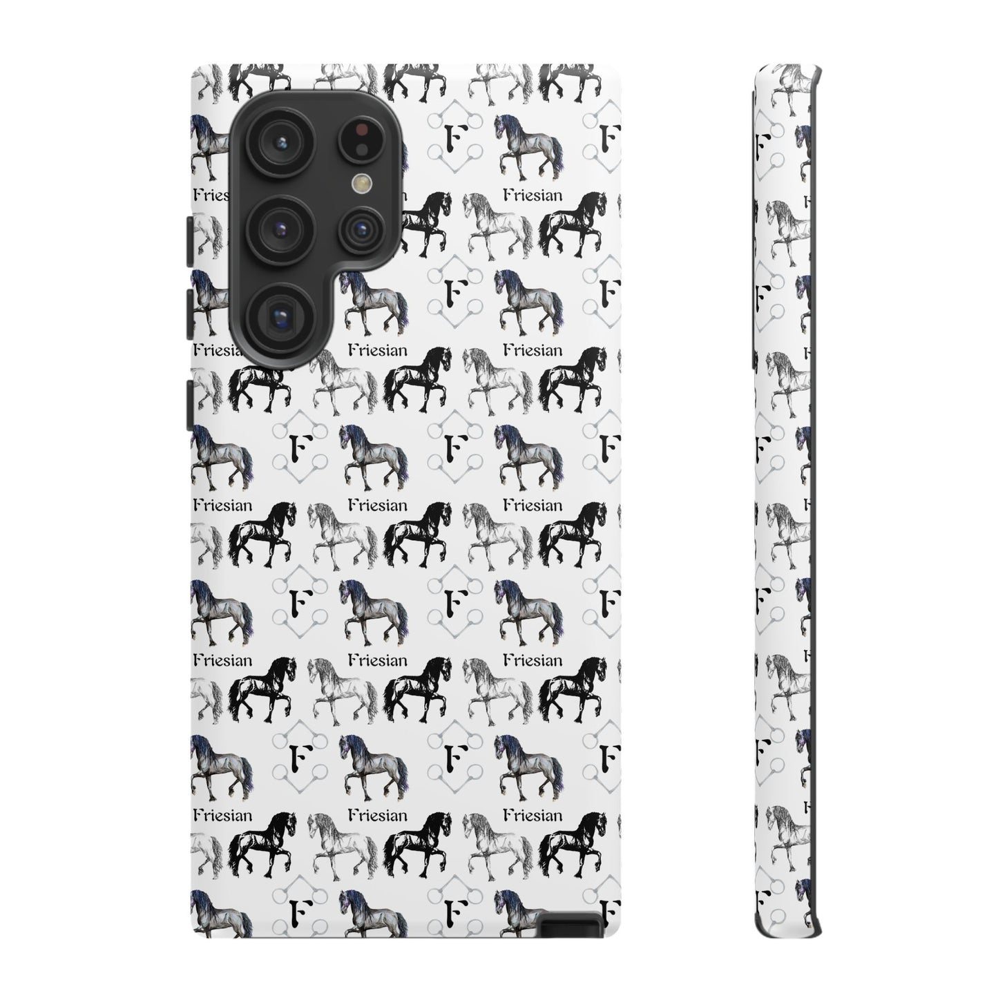 F is for Friesian Tough Phone Case