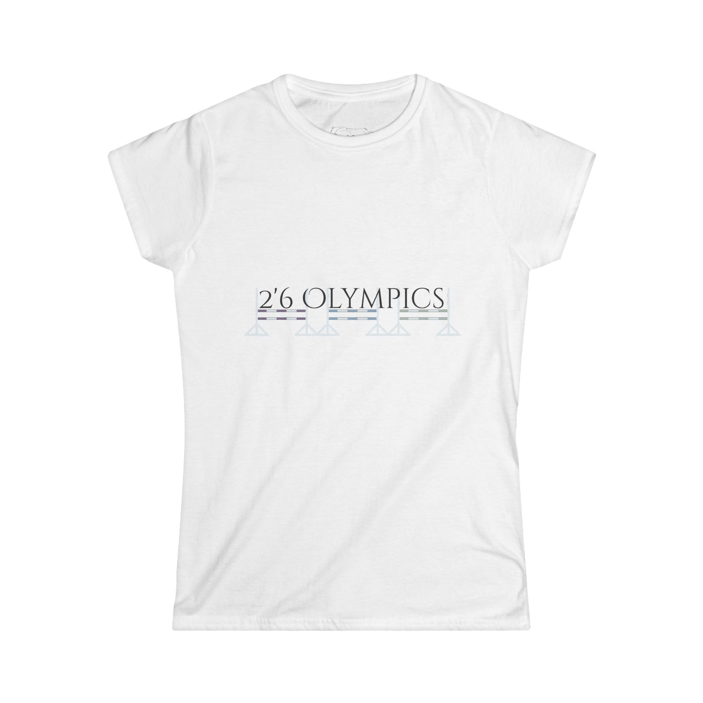 Women's Softstyle Tee- 2'6 olympics