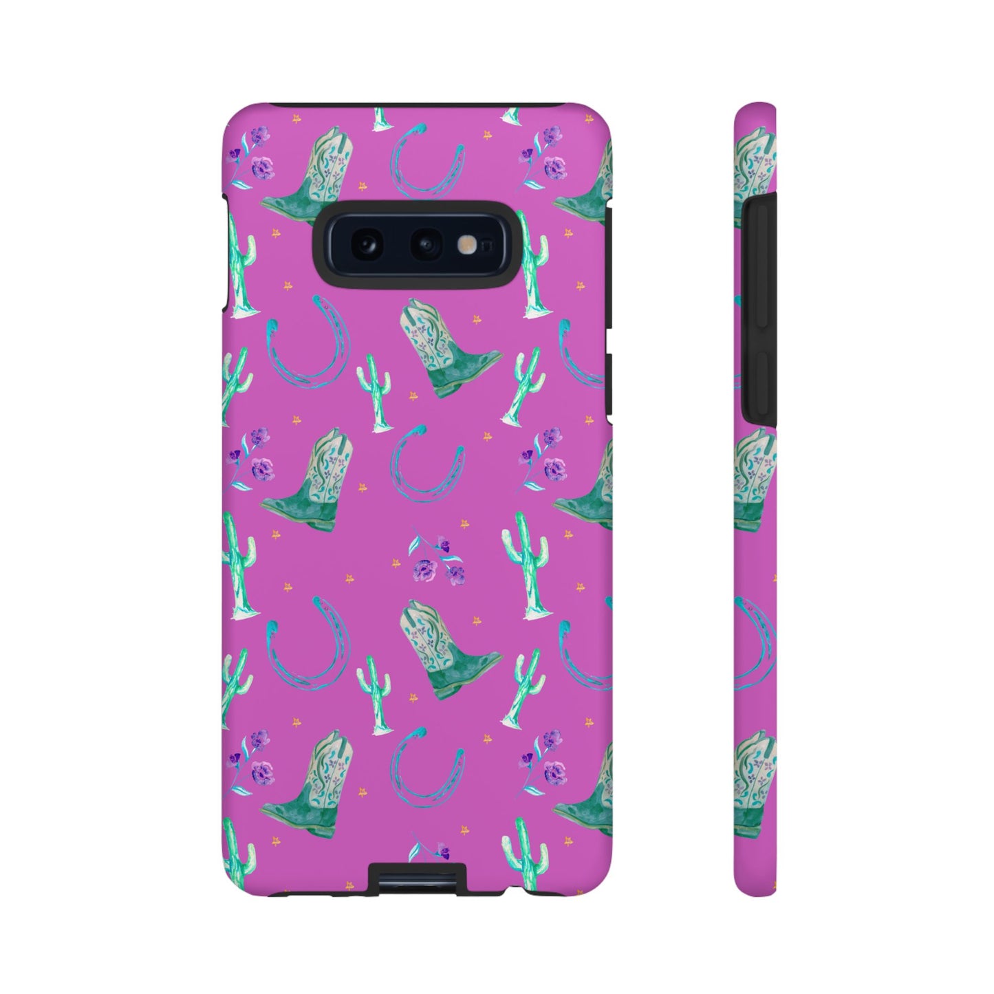 Lucky Boots in Pink Tough Phone Case