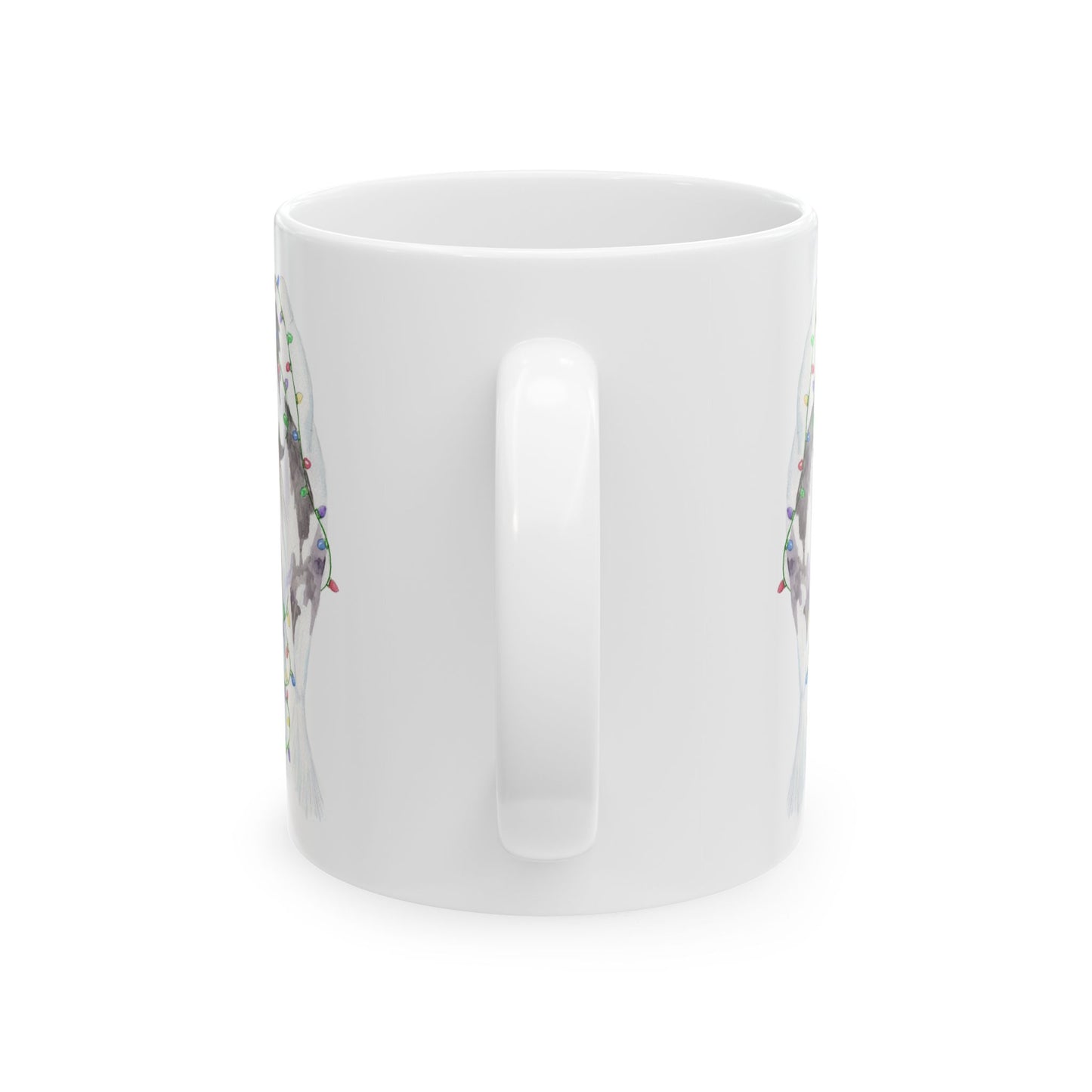 Gypsy Vanner Christmas Lights Mug