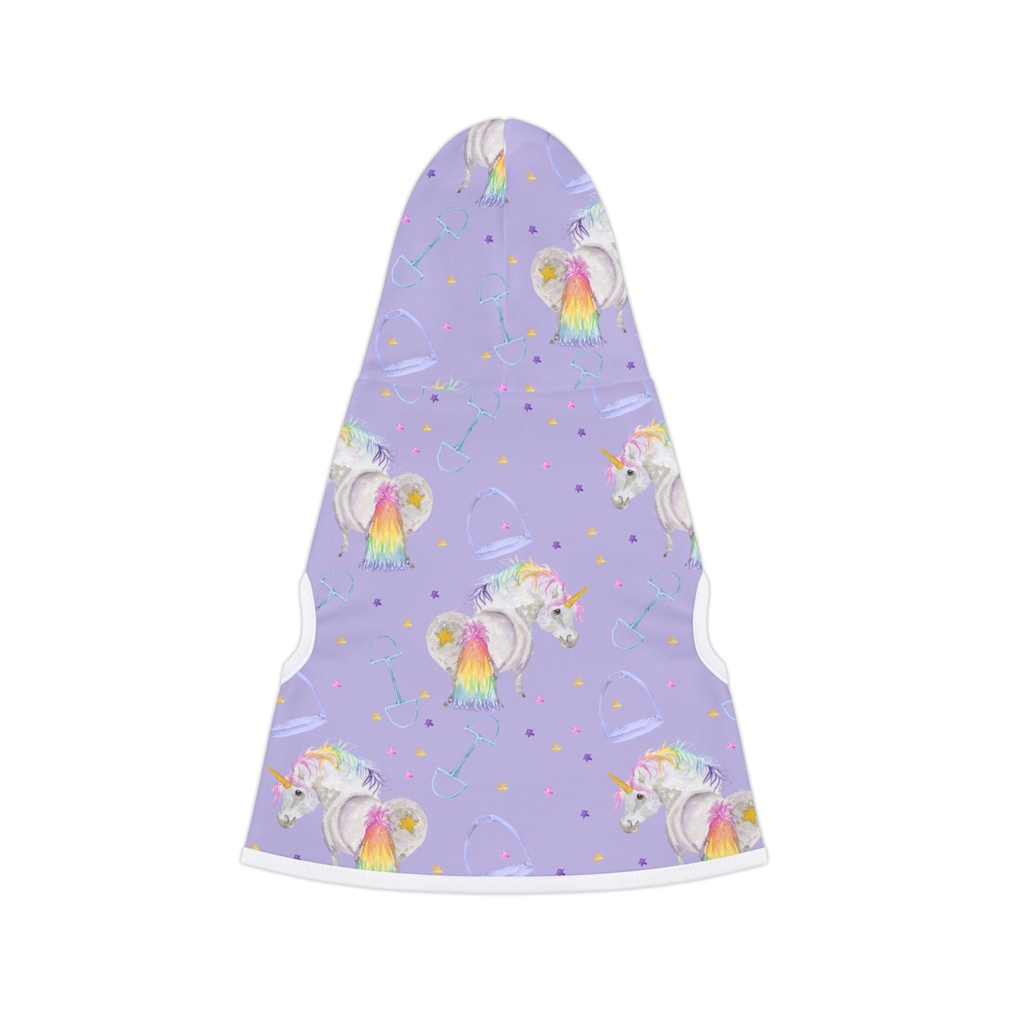 Adorable ponyUnicorn print Pet Hoodie