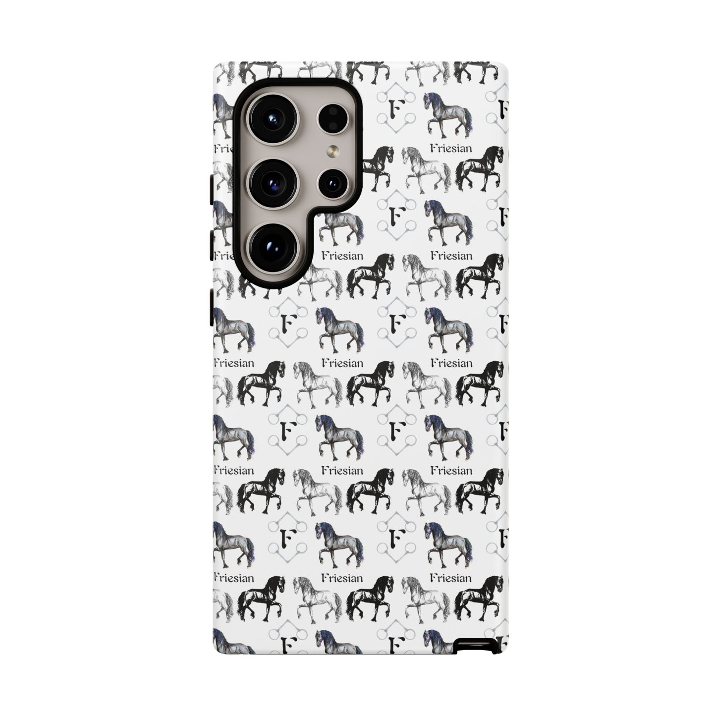 F is for Friesian Tough Phone Case