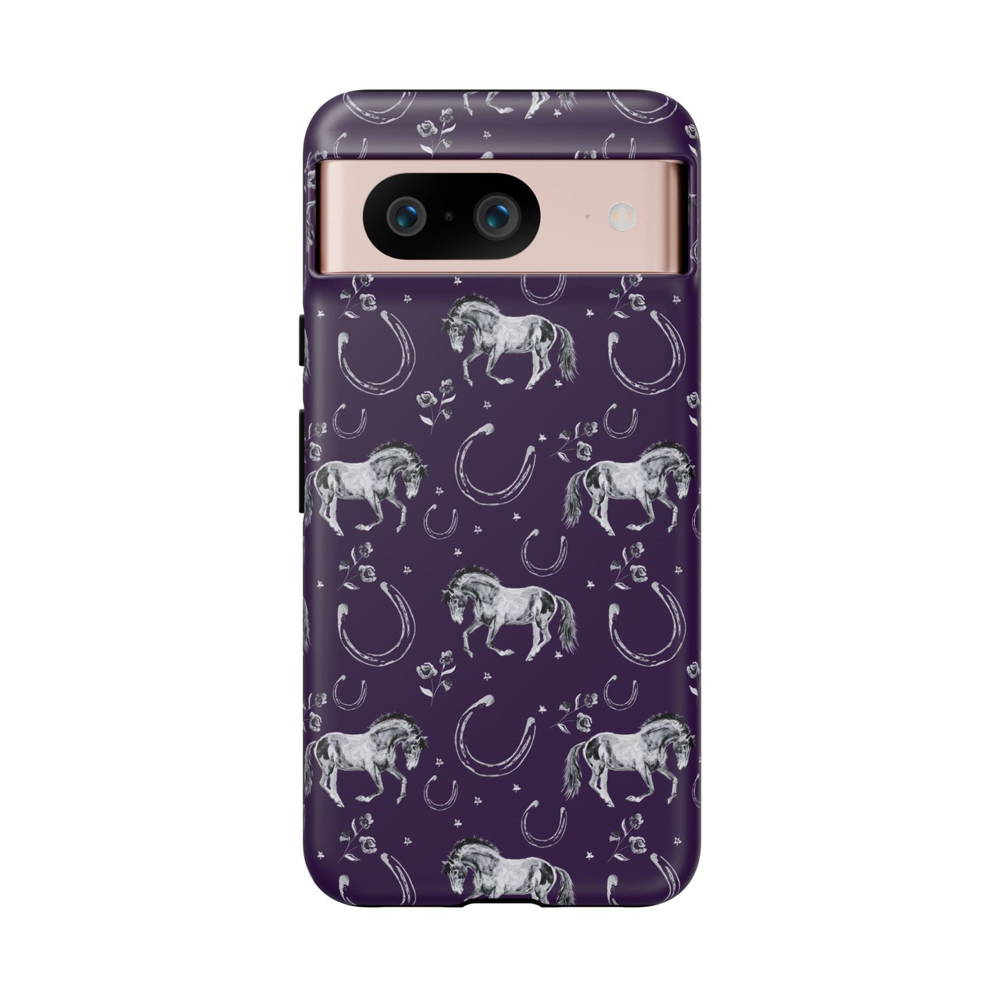 Lucky Mustang in Dark Purple Tough Phone Case