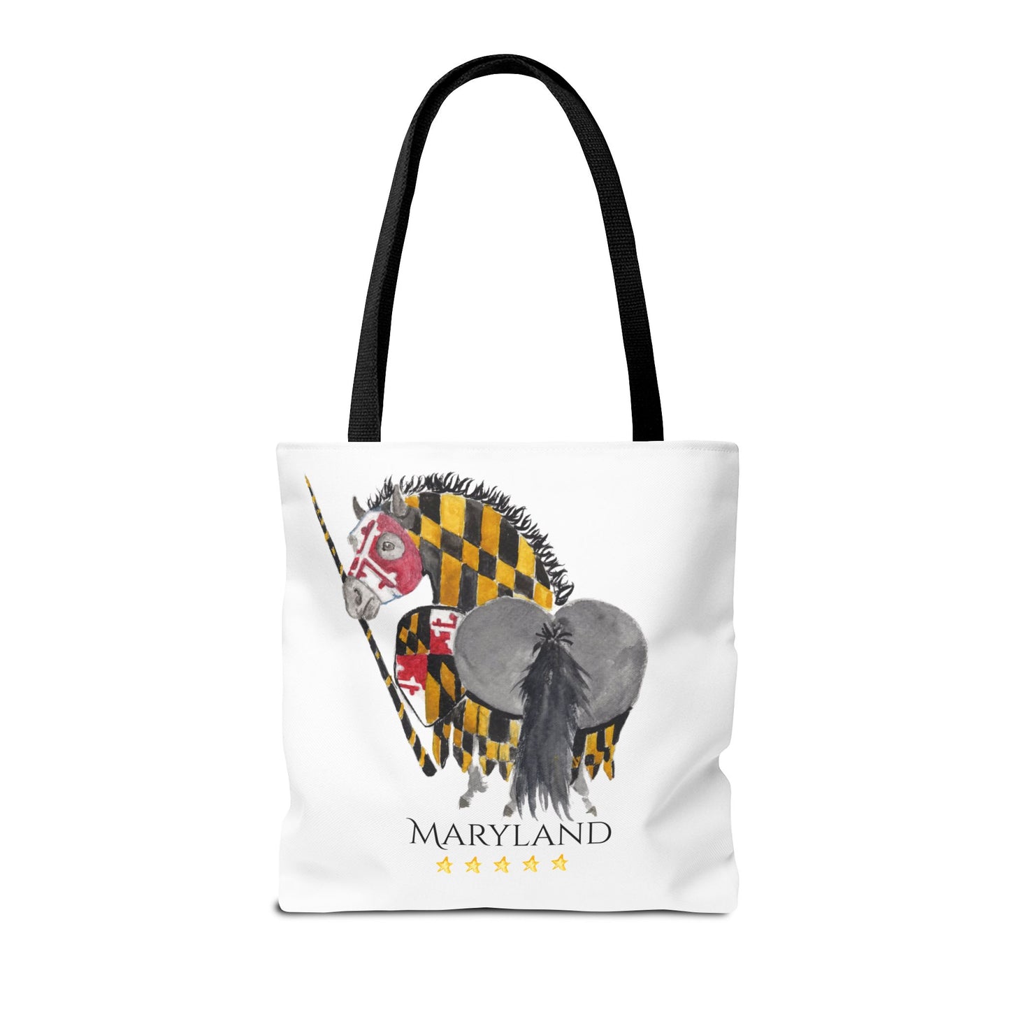 Adorable little Maryland 5 star Tote Bag - Whimsical Equestrian Design