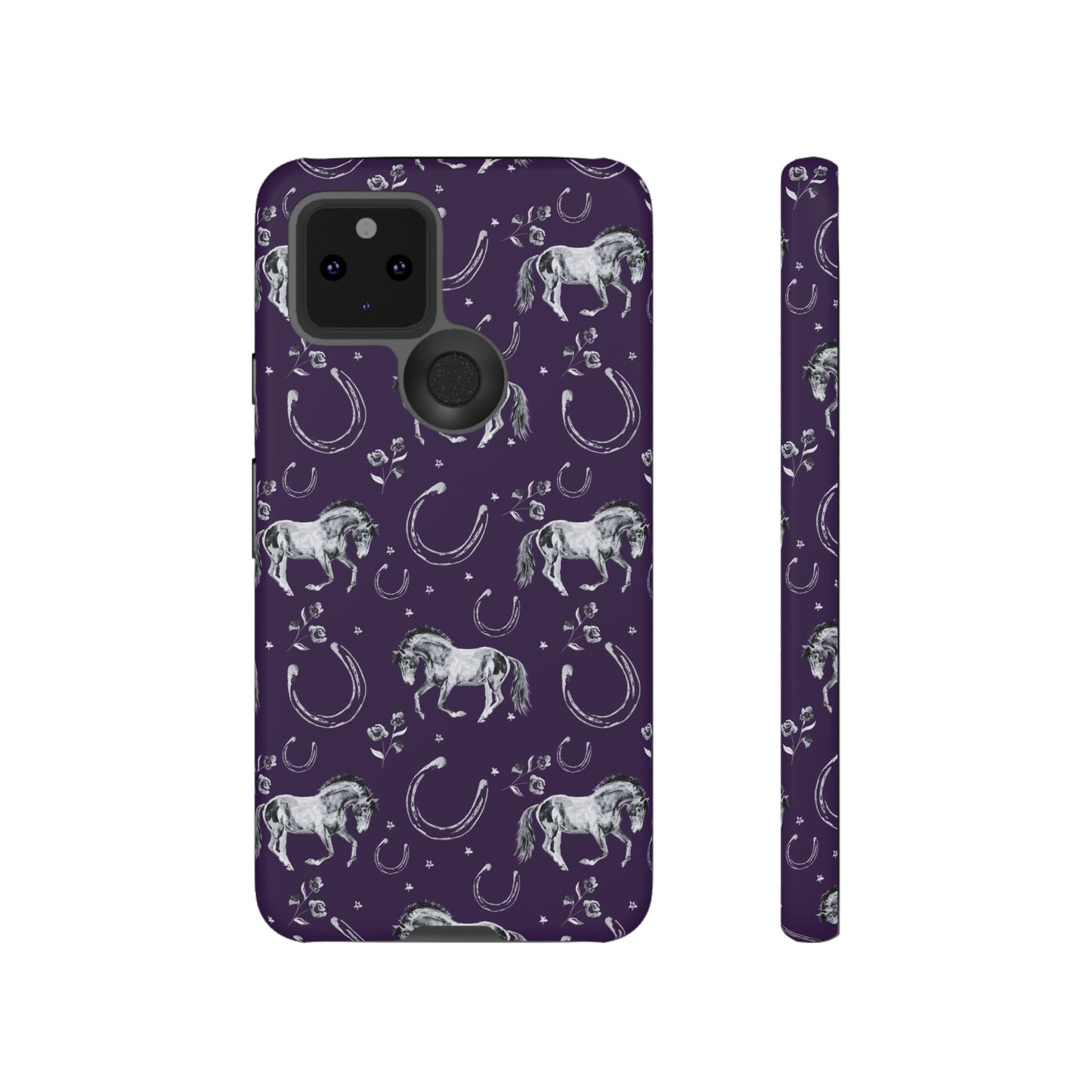 Lucky Mustang in Dark Purple Tough Phone Case