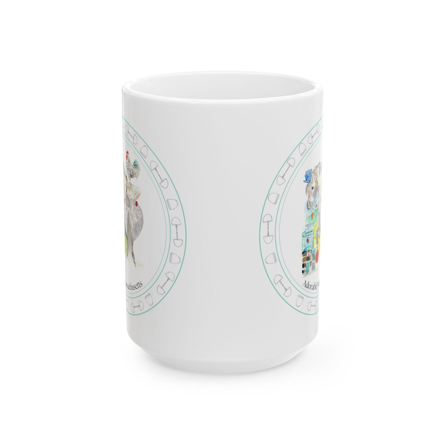 Adorable Massachusetts Ceramic Mug — (11oz, 15oz)