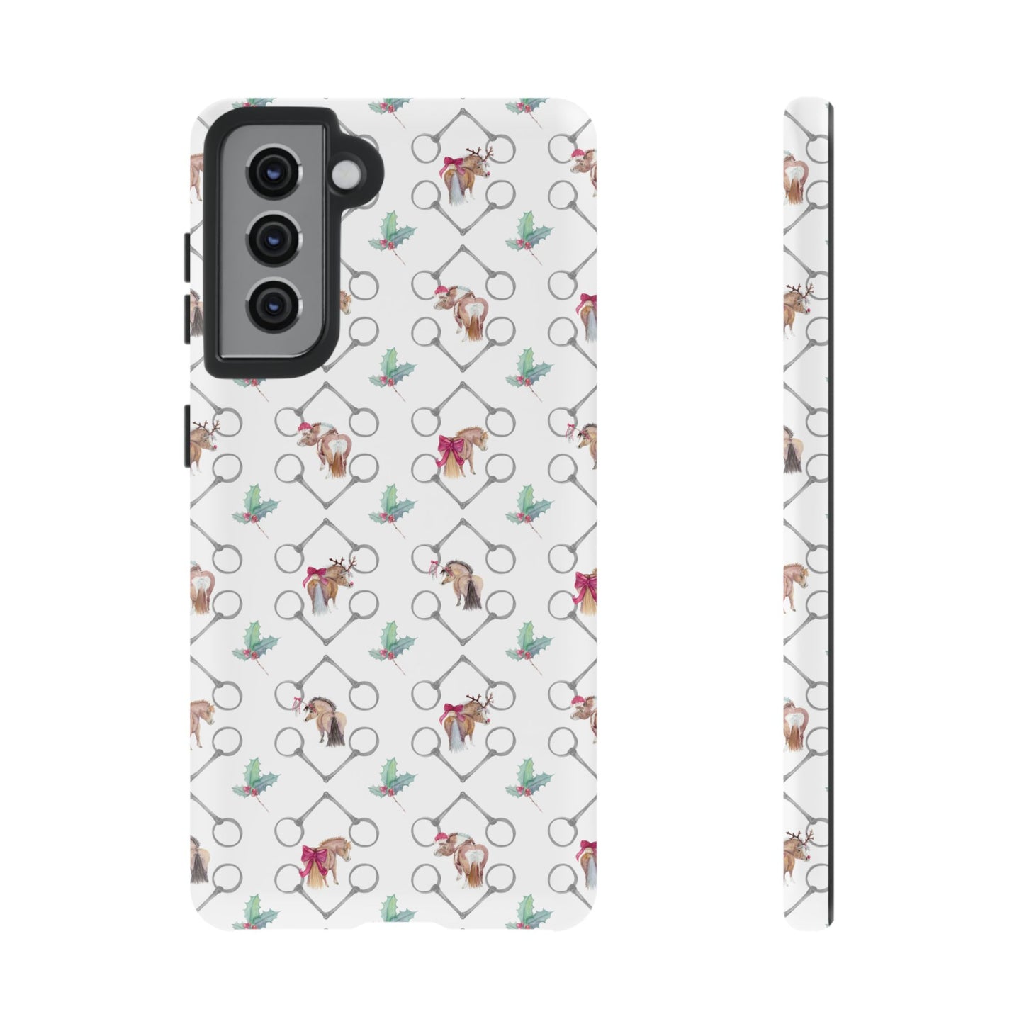 Adorable Ponies and holly Tough Phone Cases