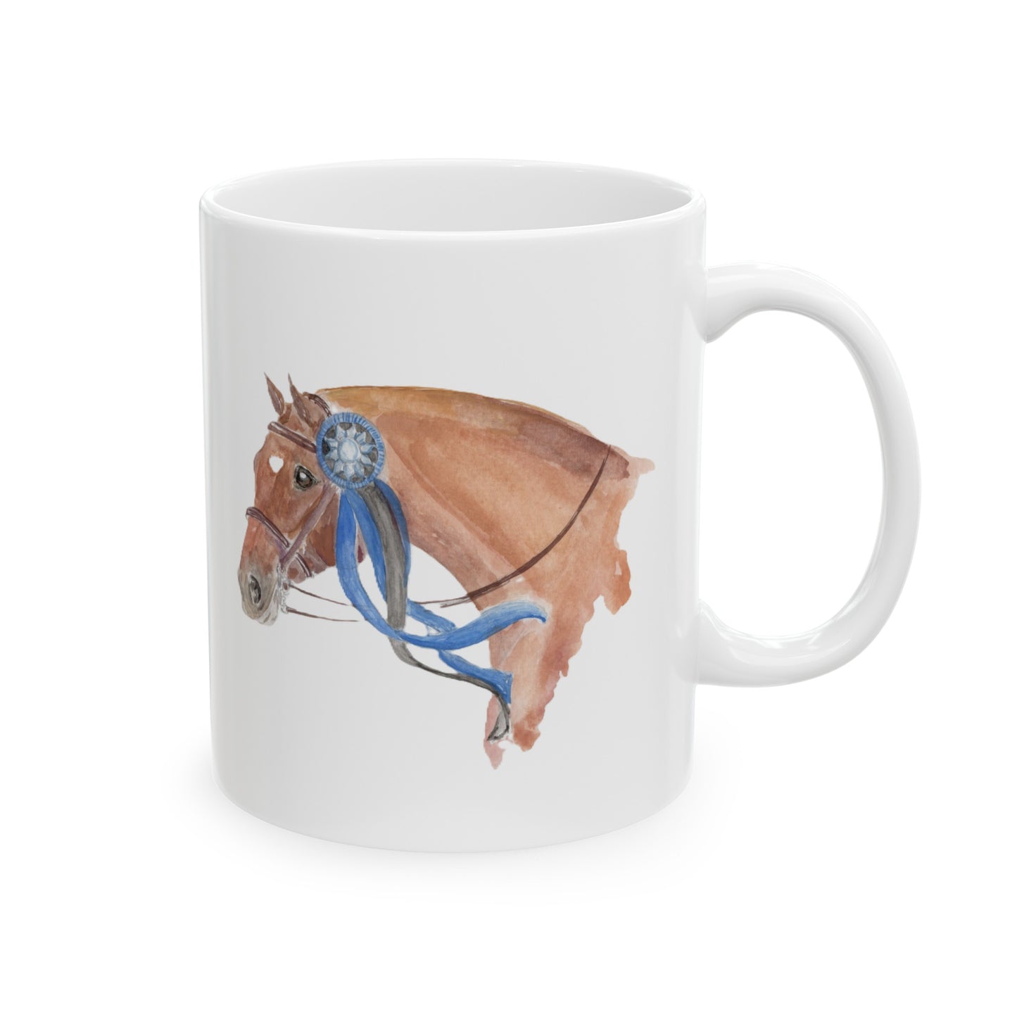 Calvin Regal in Royal  Ceramic Mug, (11oz, 15oz)