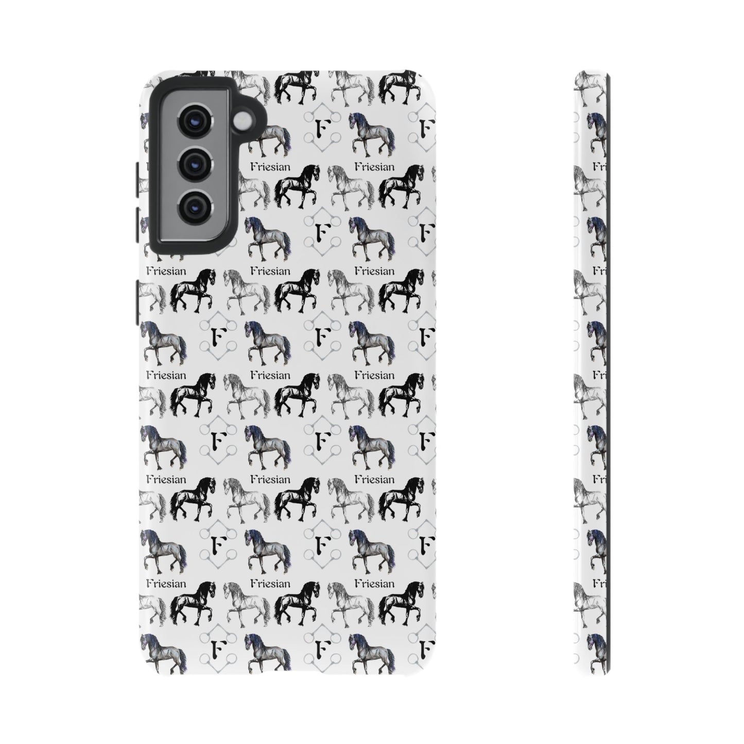 F is for Friesian Tough Phone Case