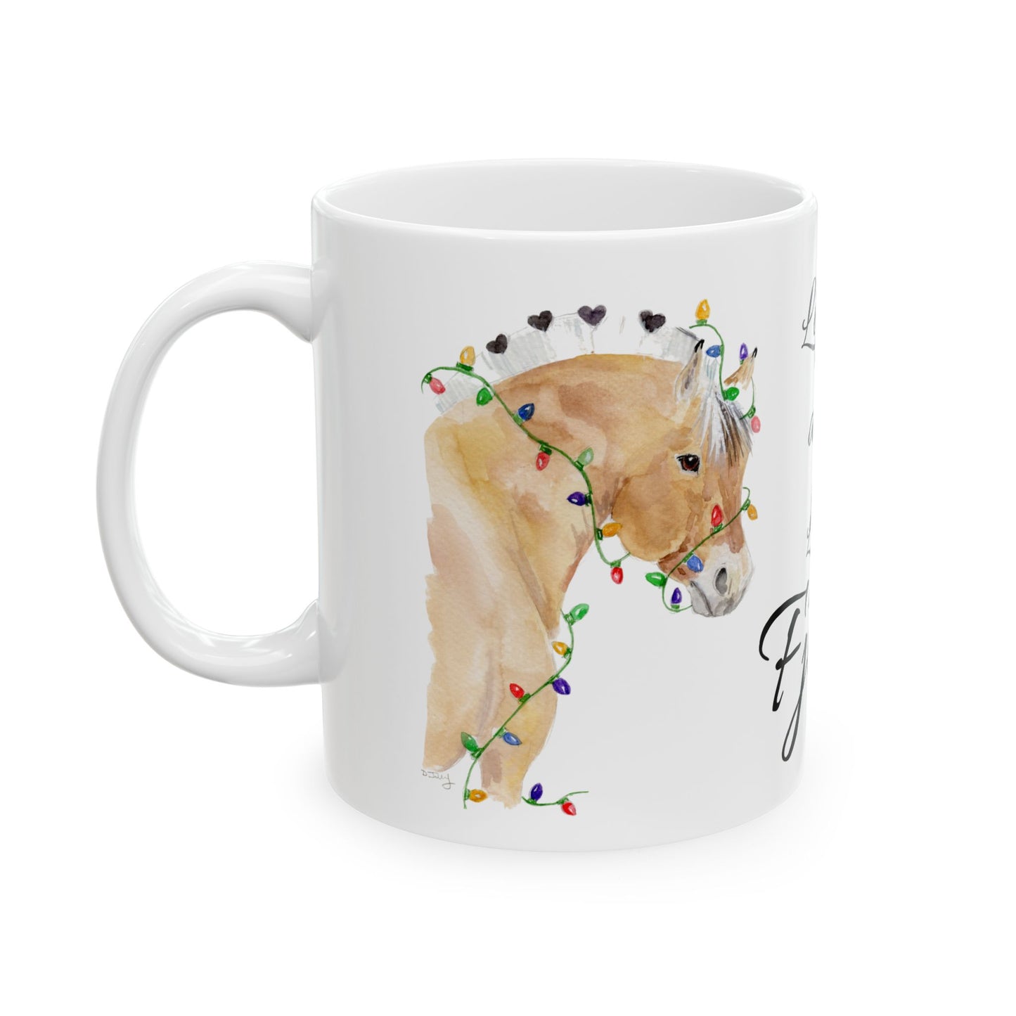 Lights and Love — Fjord Horse Mug