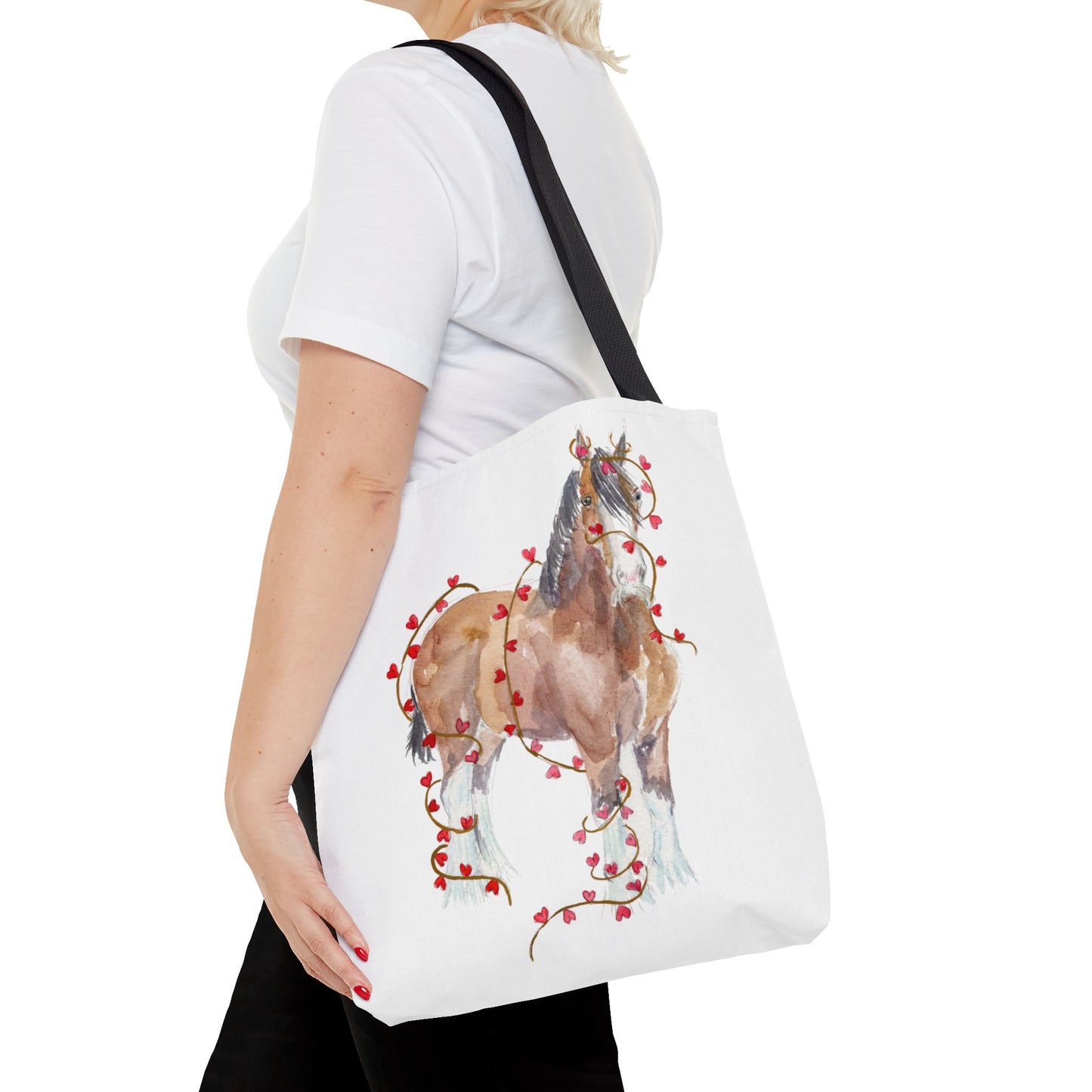 I Mustache you to be my Valentine- Clydesdale    -Tote