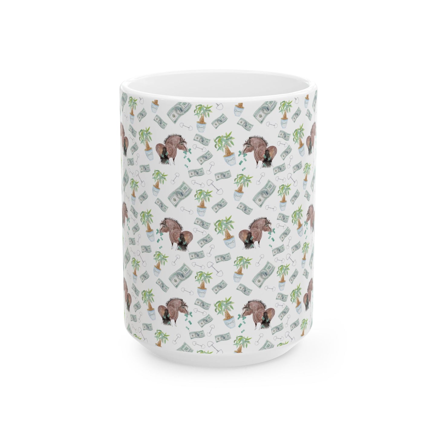 Mug - Adorable Little Money Bags Pony Print