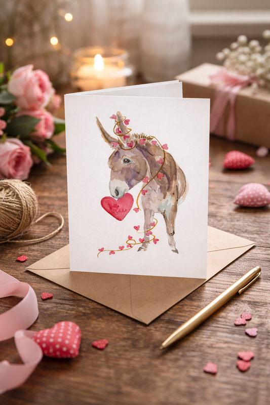 I love your Ass — Donkey Greeting Cards (Set of 10)