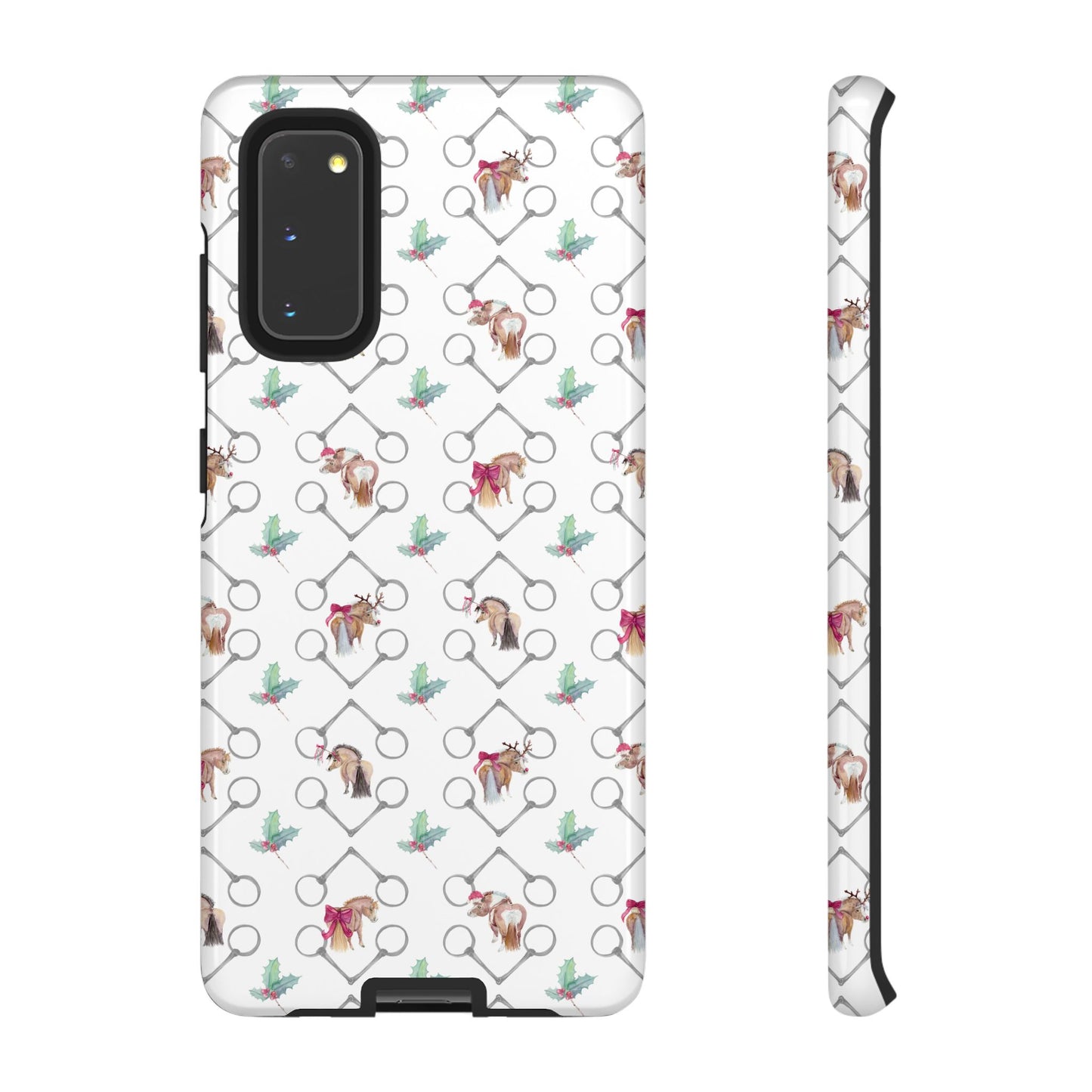 Adorable Ponies and holly Tough Phone Cases