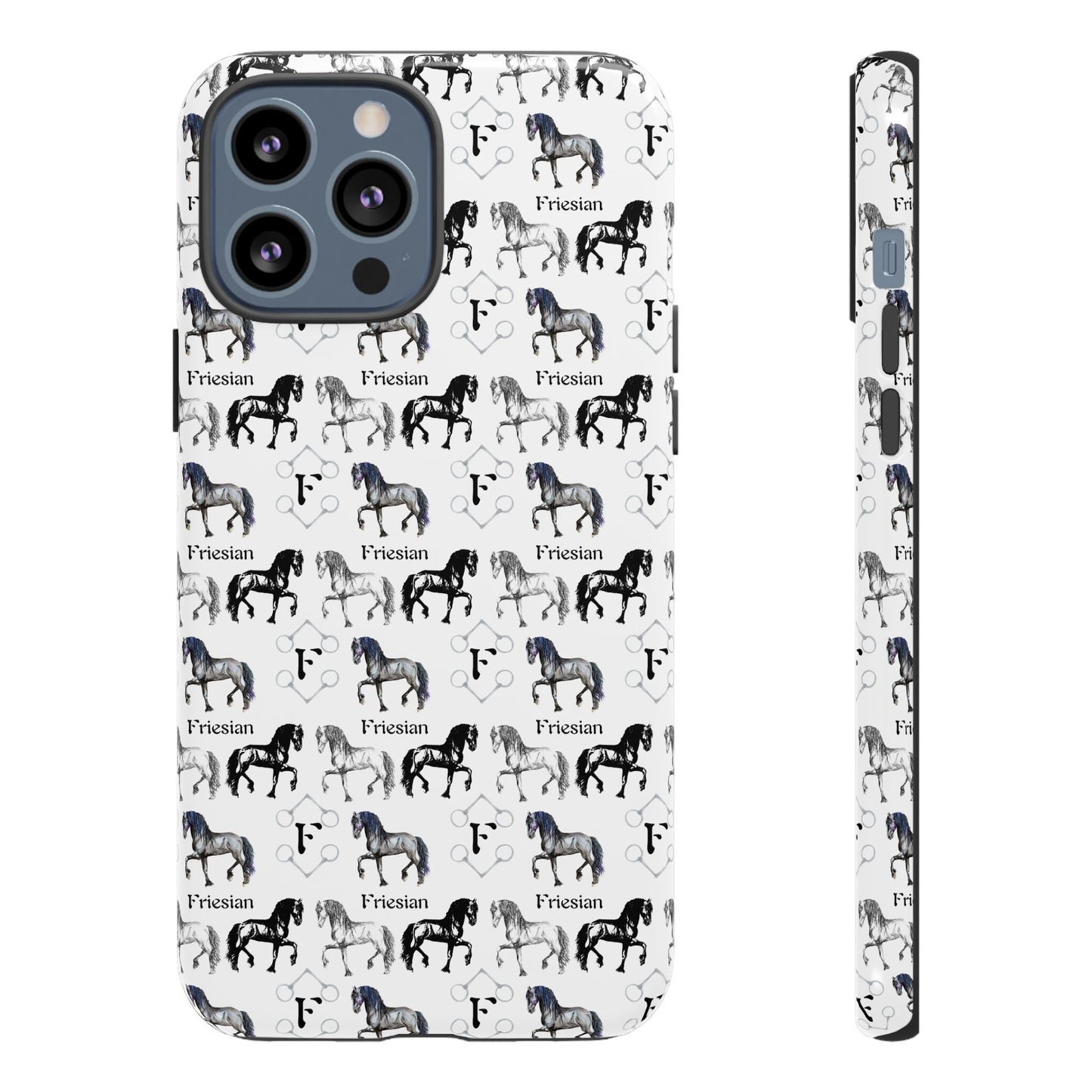 F is for Friesian Tough Phone Case