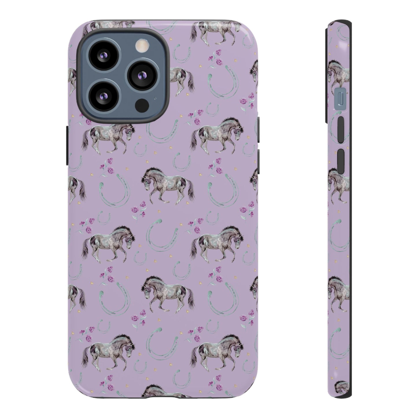 Lucky Mustangs in Lavender Tough Phone Case