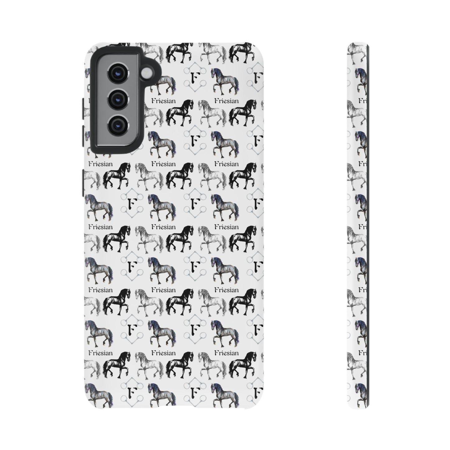 F is for Friesian Tough Phone Case