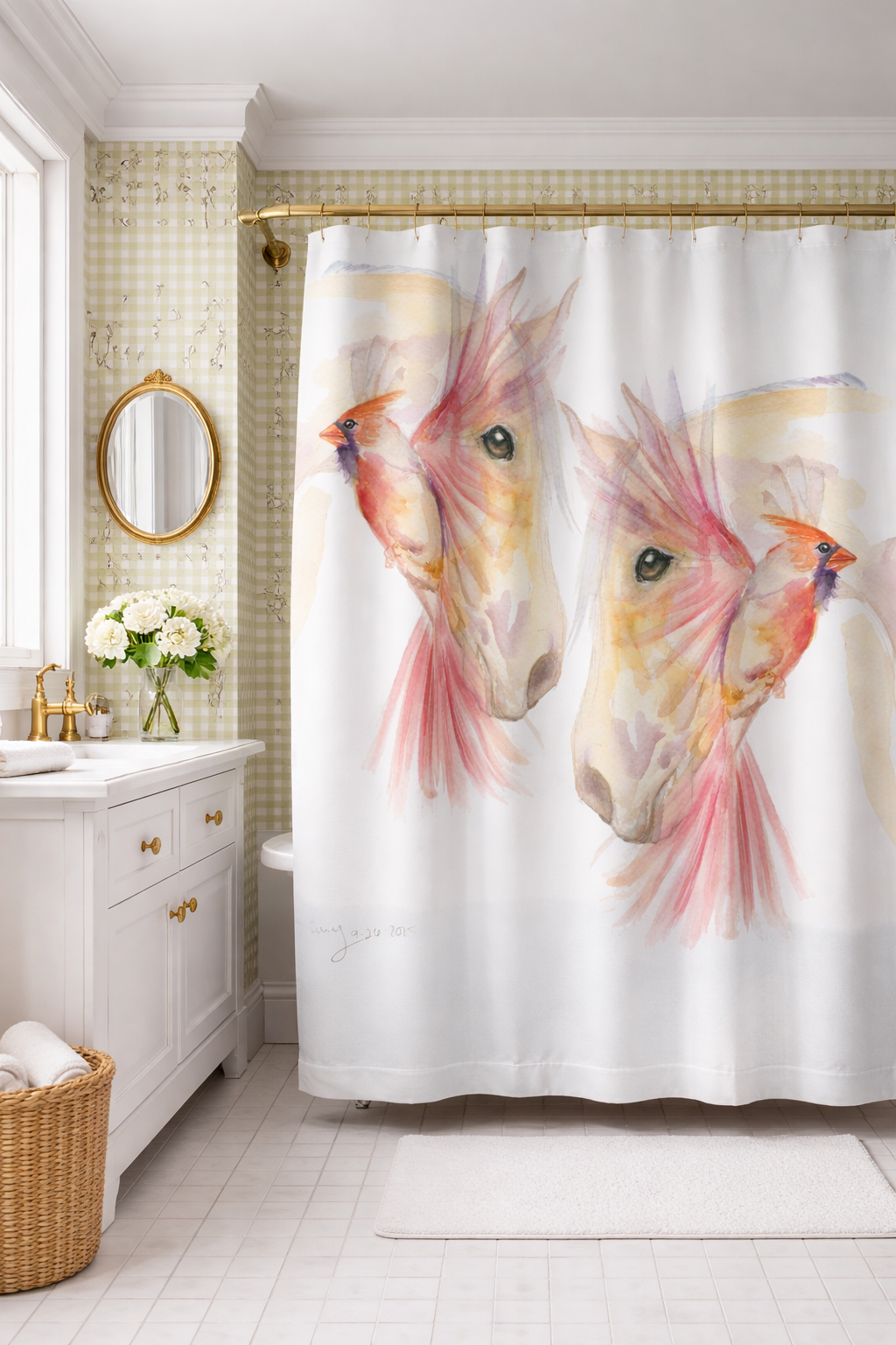 Cardinal Rule Shower Curtains -