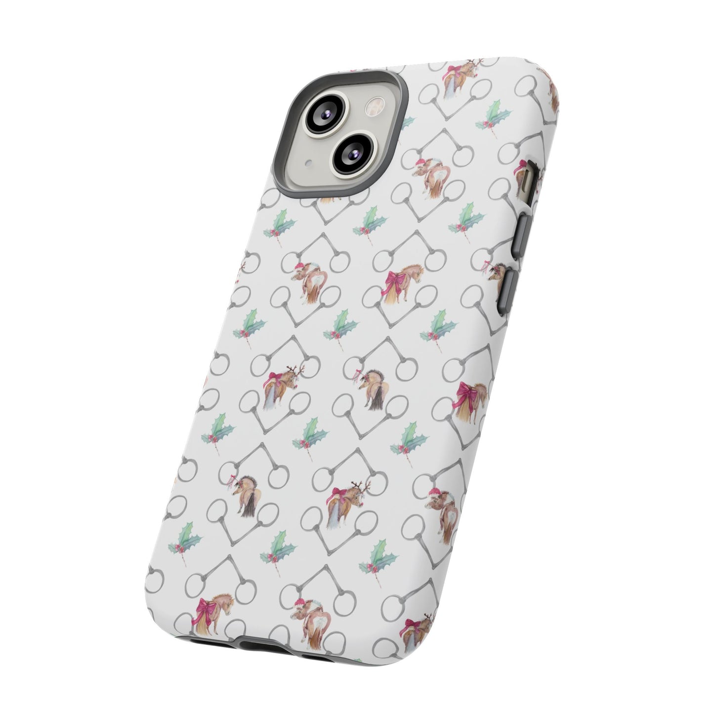 Adorable Ponies and holly Tough Phone Cases