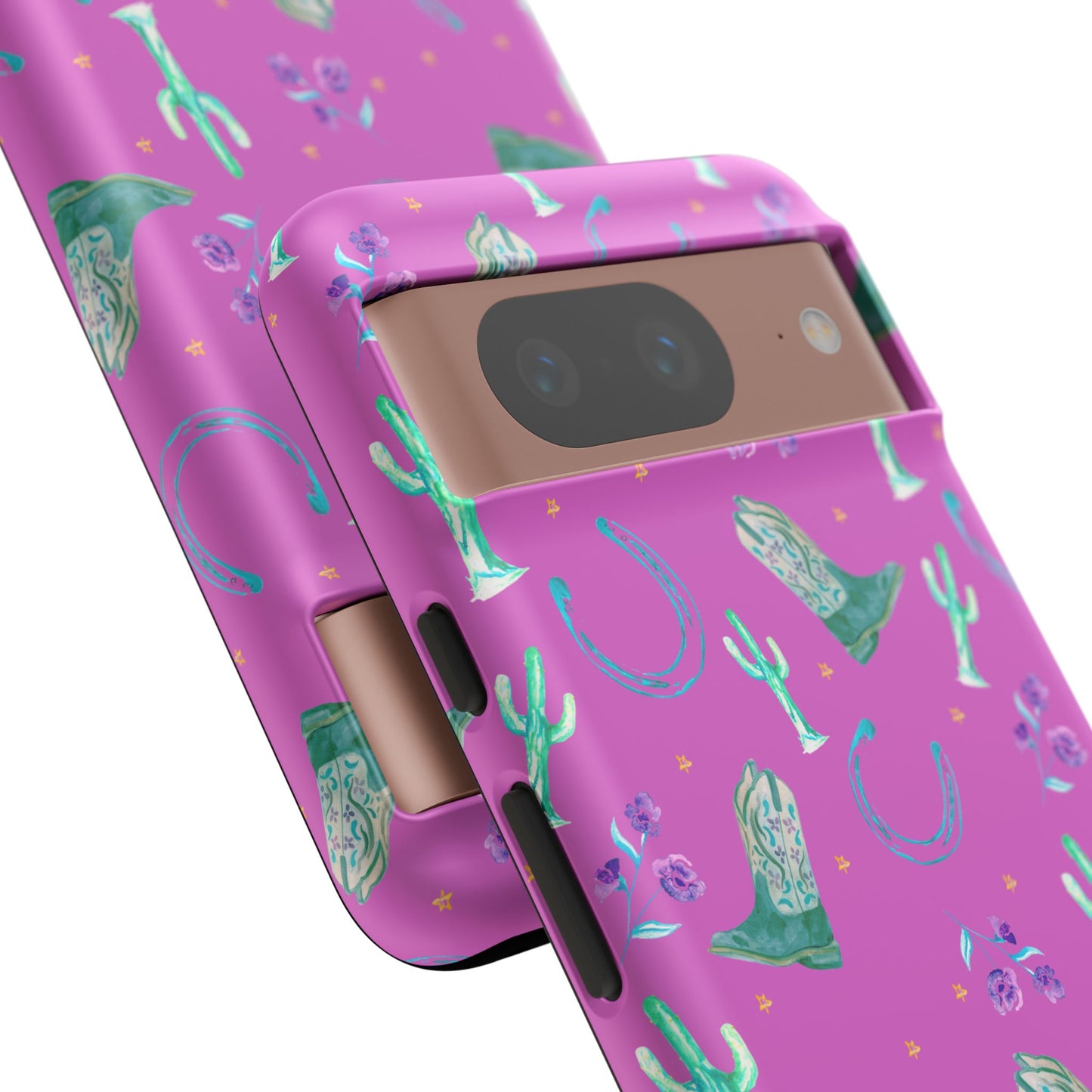 Lucky Boots in Pink Tough Phone Case