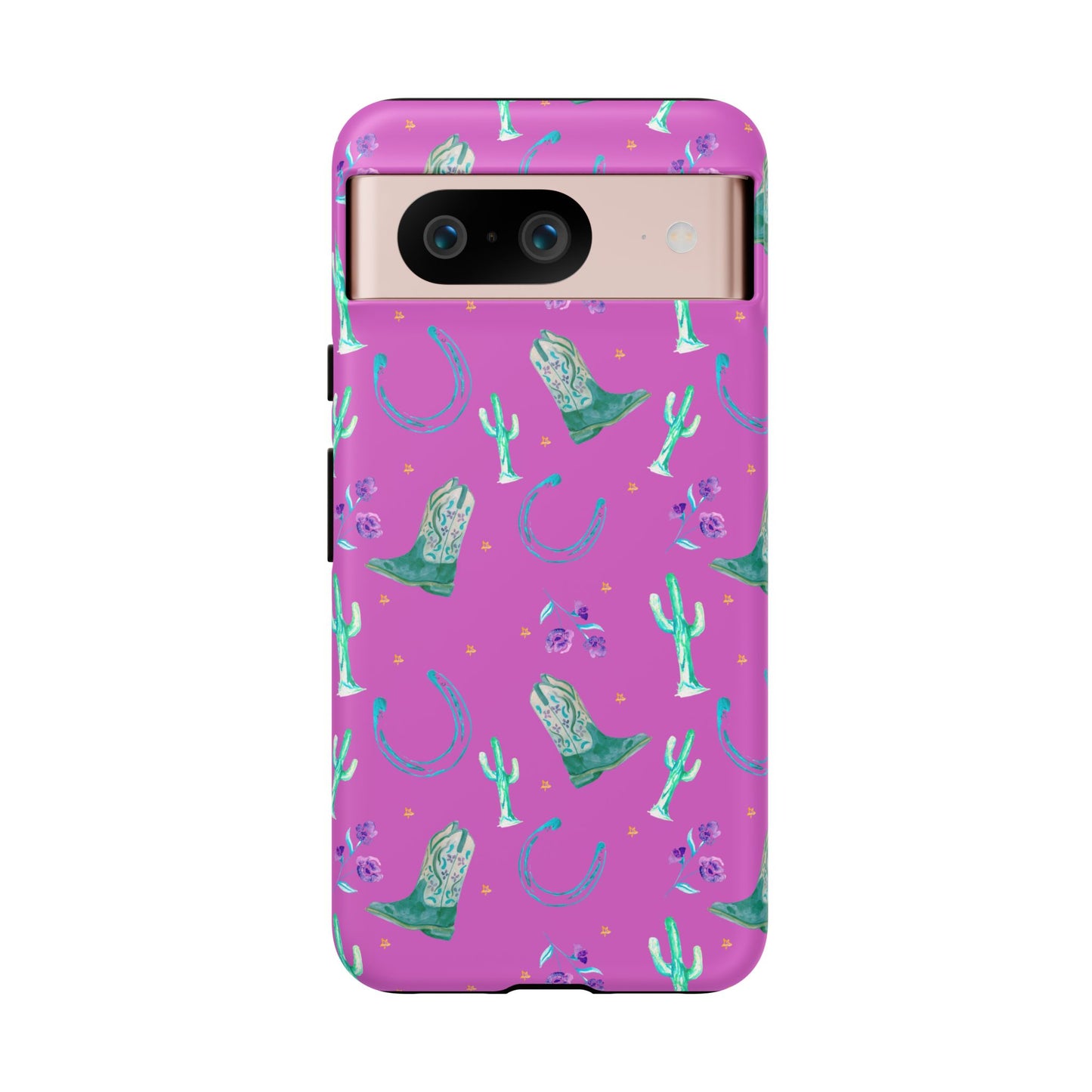 Lucky Boots in Pink Tough Phone Case