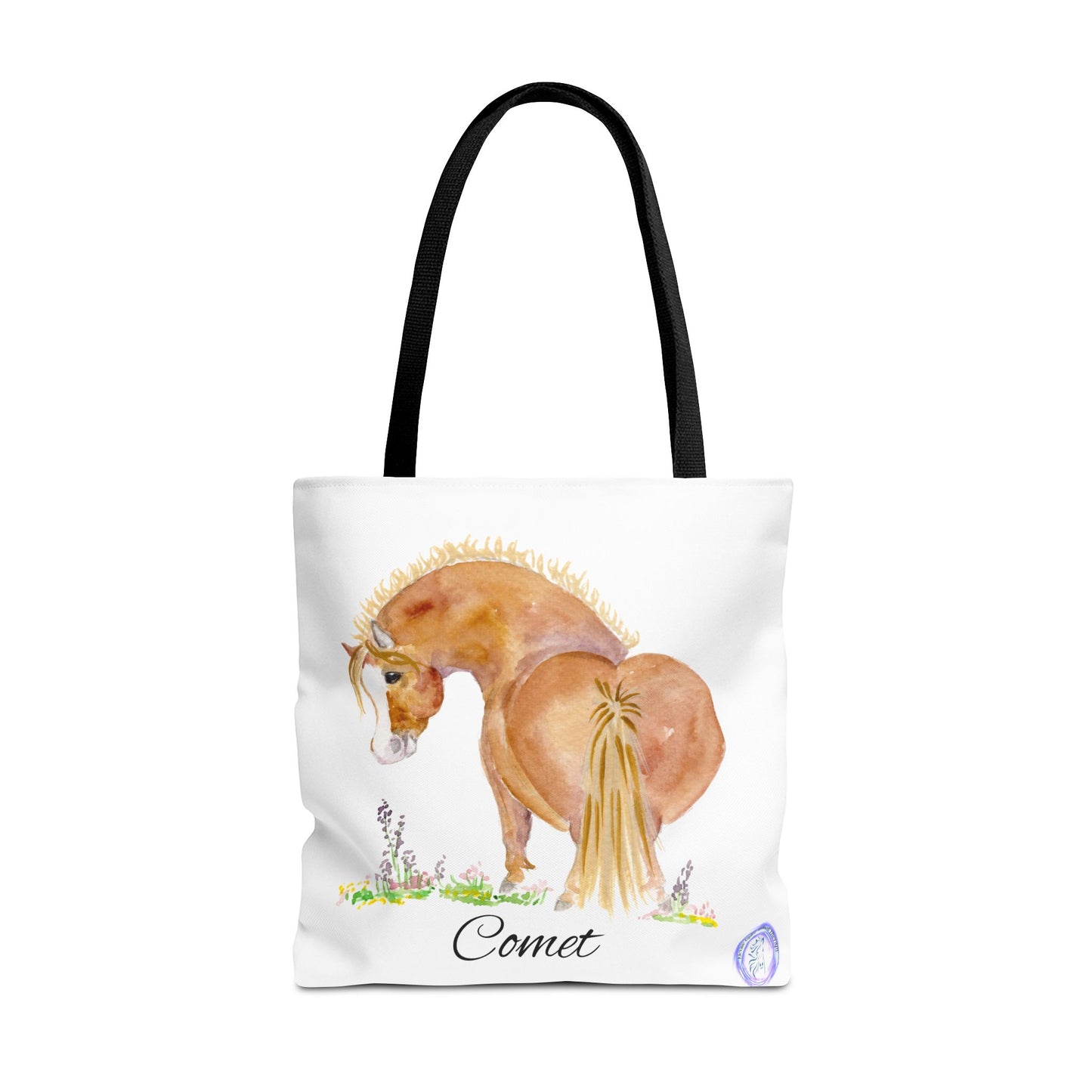 Adorable little Comet Tote Bag - Whimsical Equestrian Design