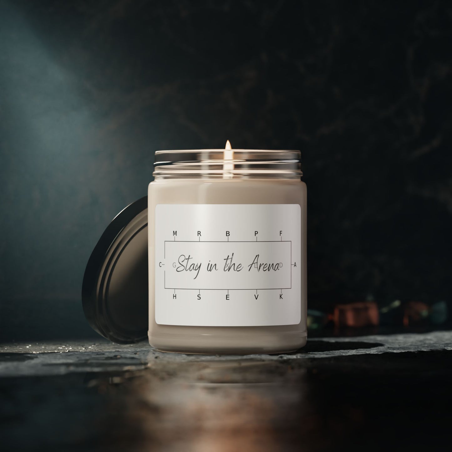 Stay in the Arena Scented Soy Candle, 9oz