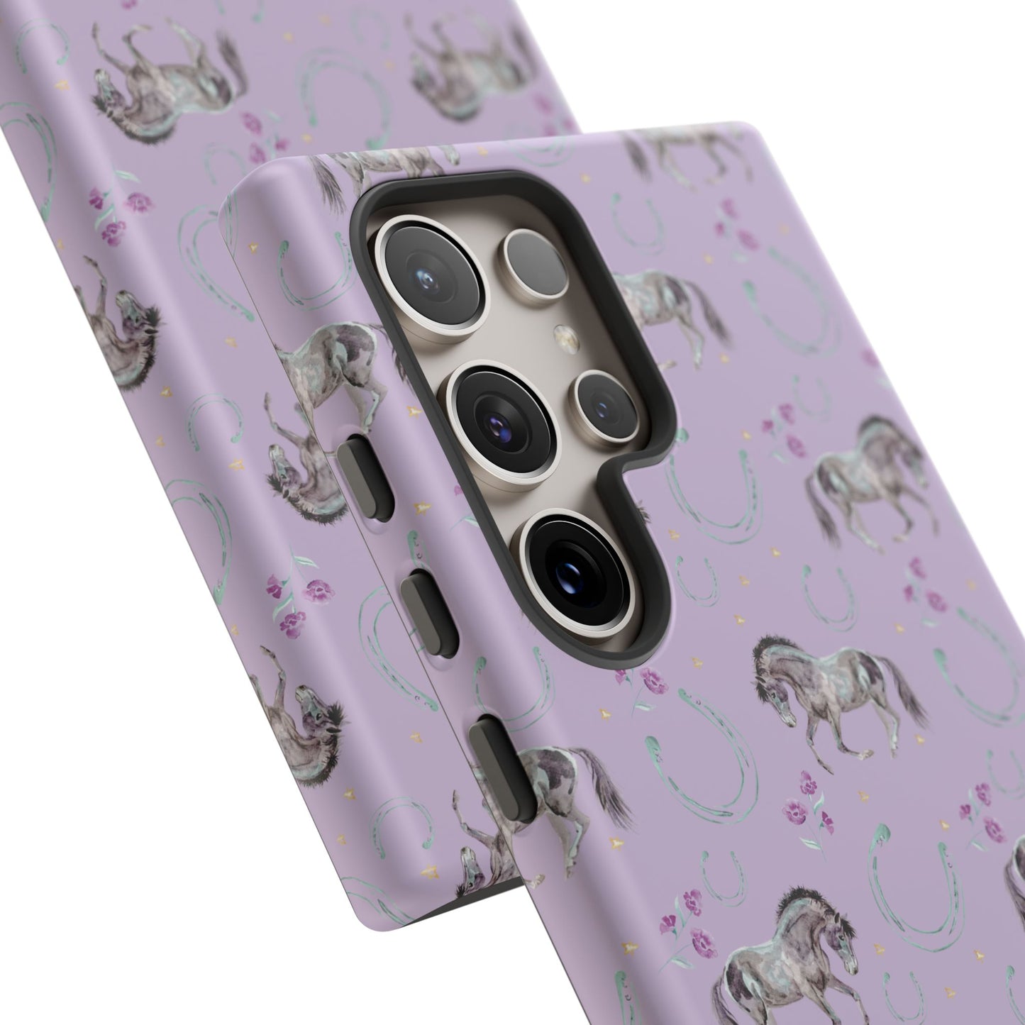 Lucky Mustangs in Lavender Tough Phone Case