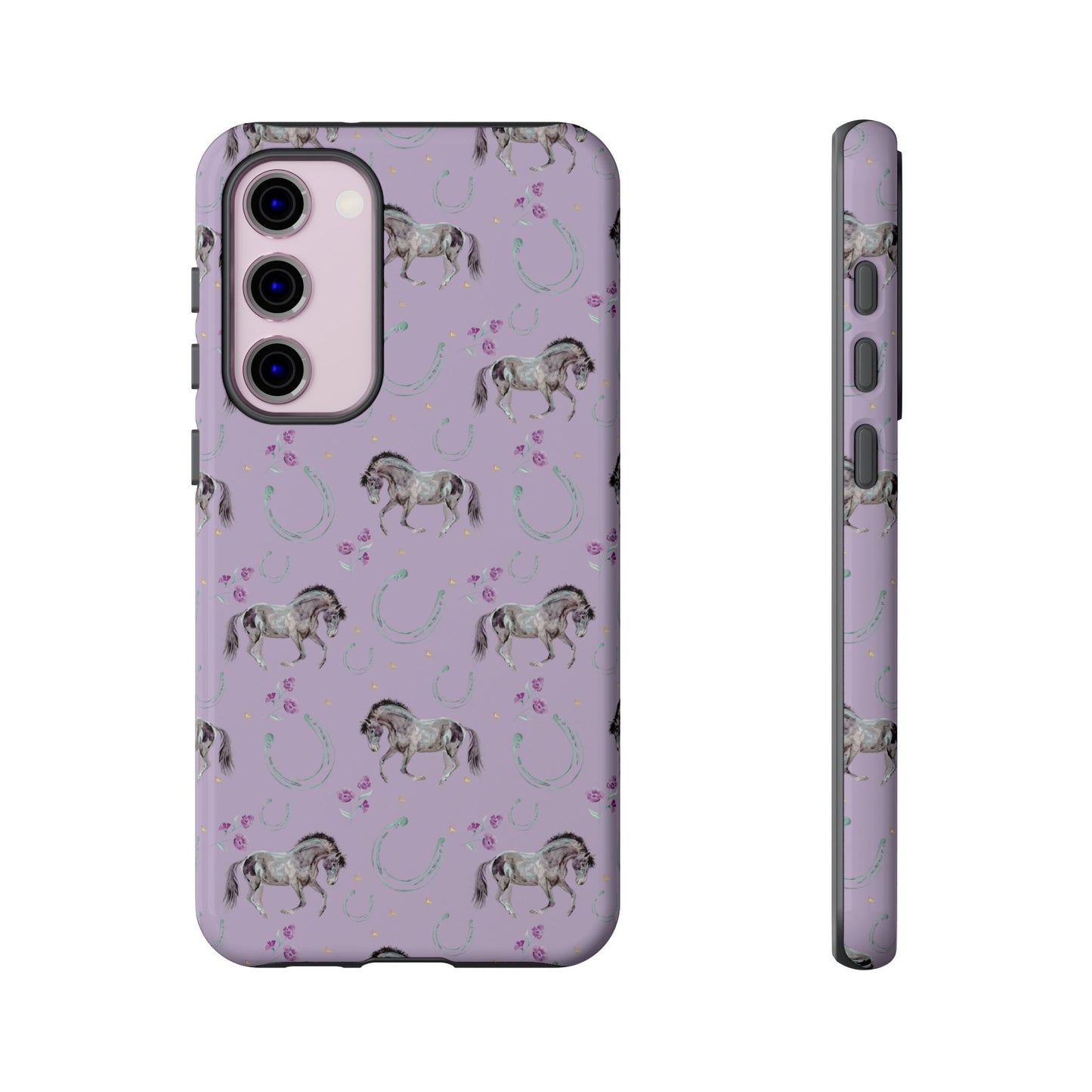 Lucky Mustangs in Lavender Tough Phone Case