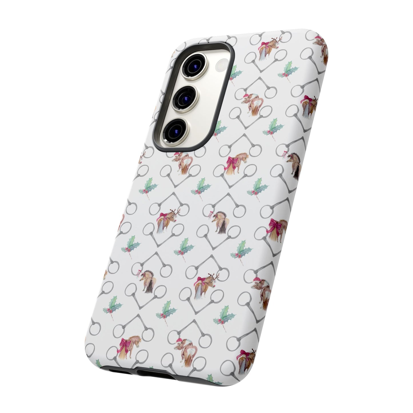 Adorable Ponies and holly Tough Phone Cases