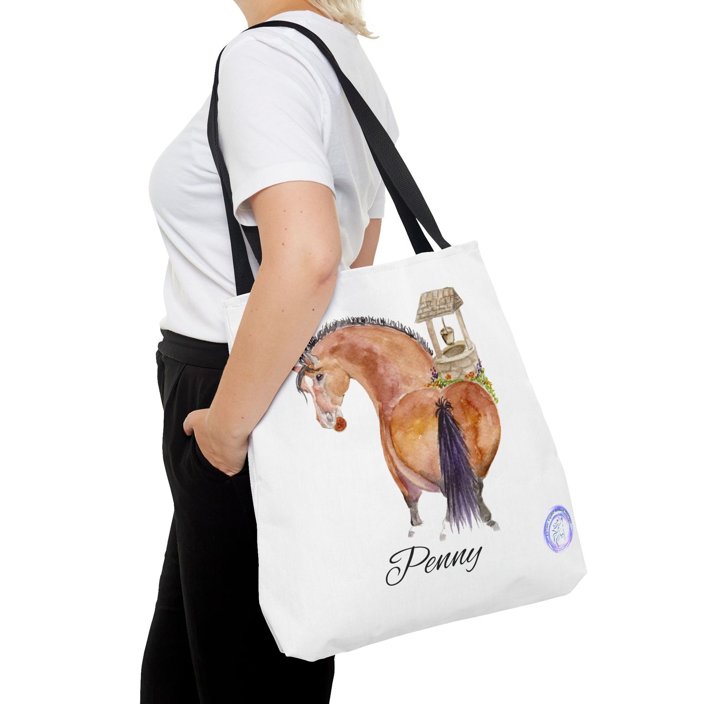 Adorable little Penny Tote Bag - Whimsical Equestrian Design