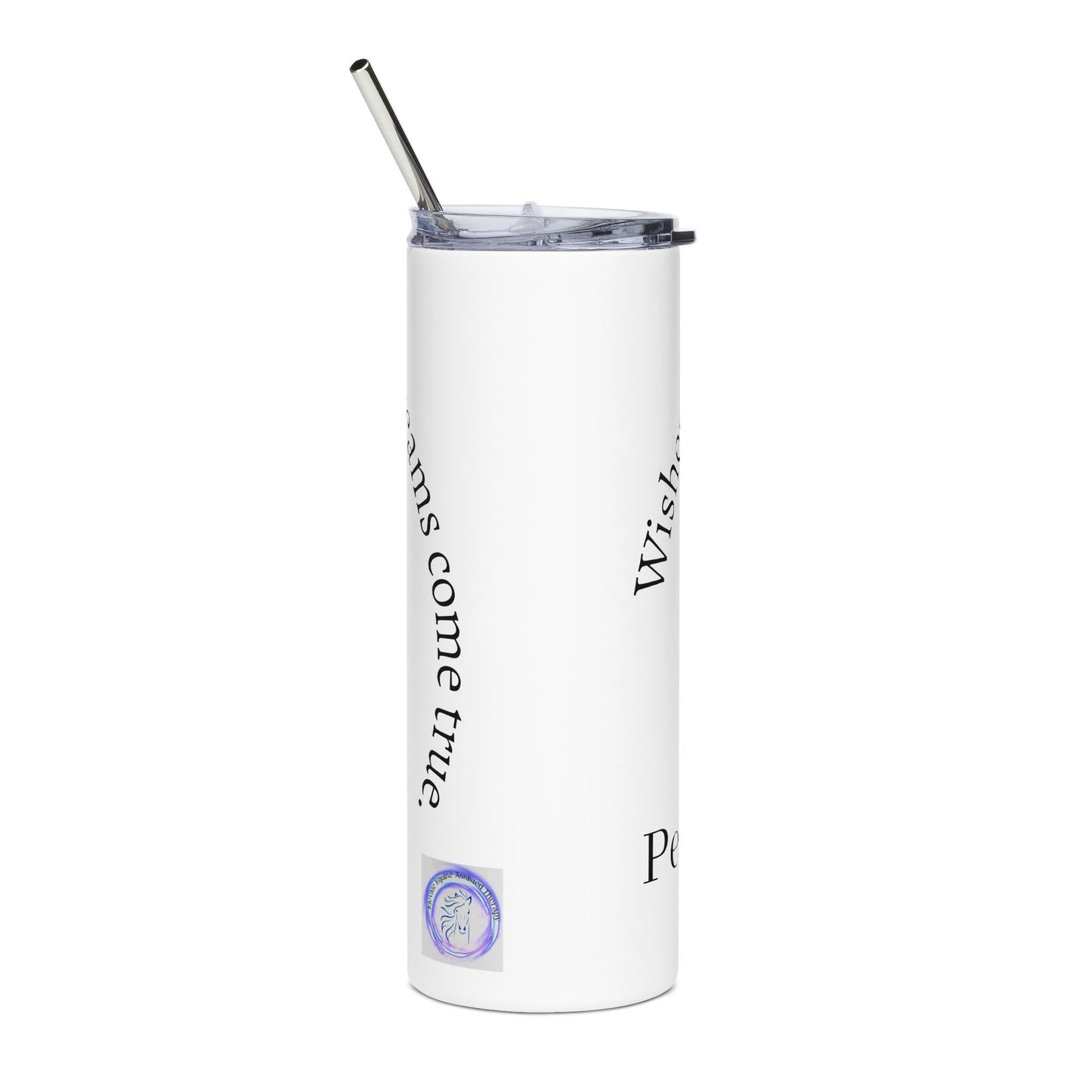 20oz Stainless Tumbler — Adorable Little Penny "Wishes become dreams, Dreams come true