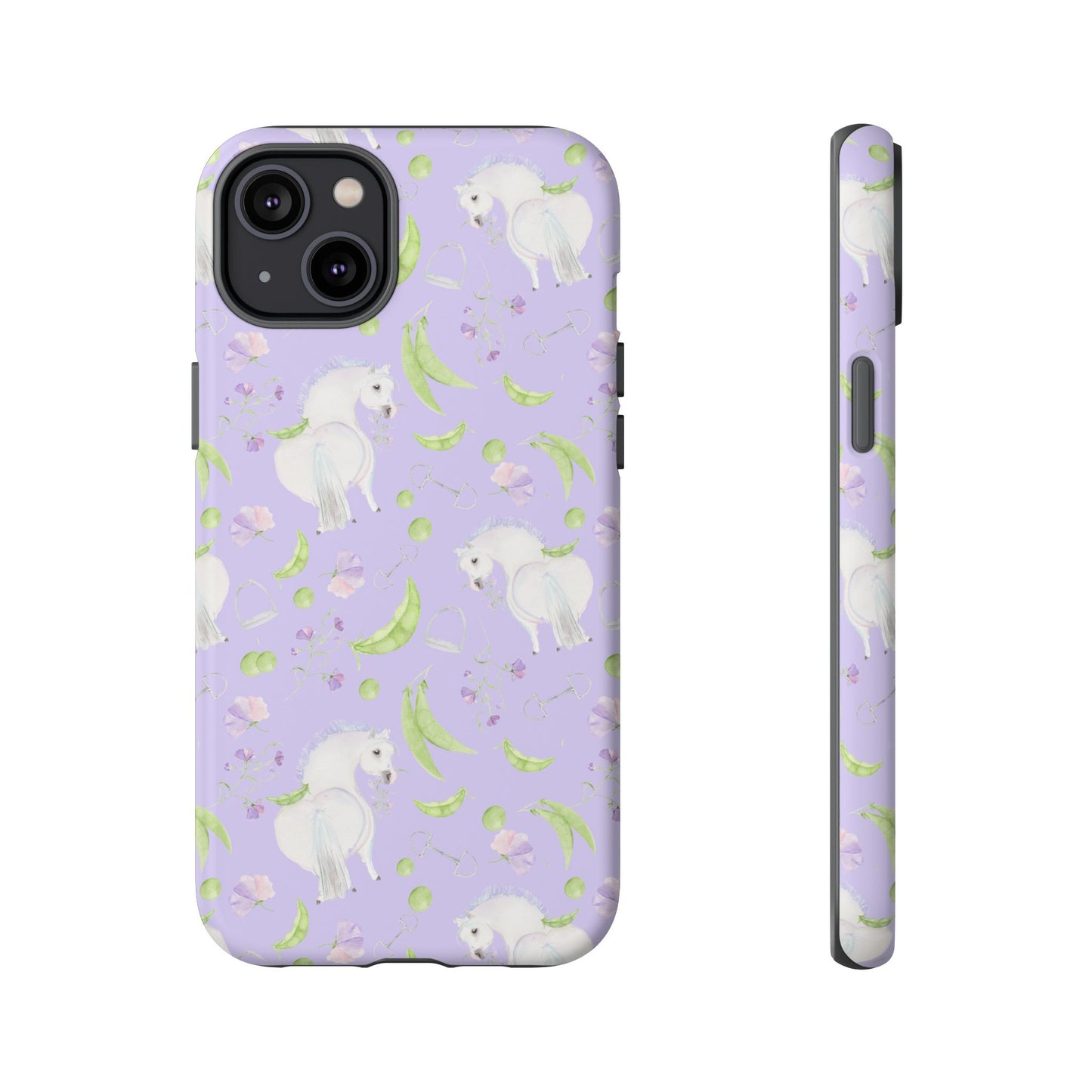 Adorable Pea Pod Lavendar   Tough Phone Cases