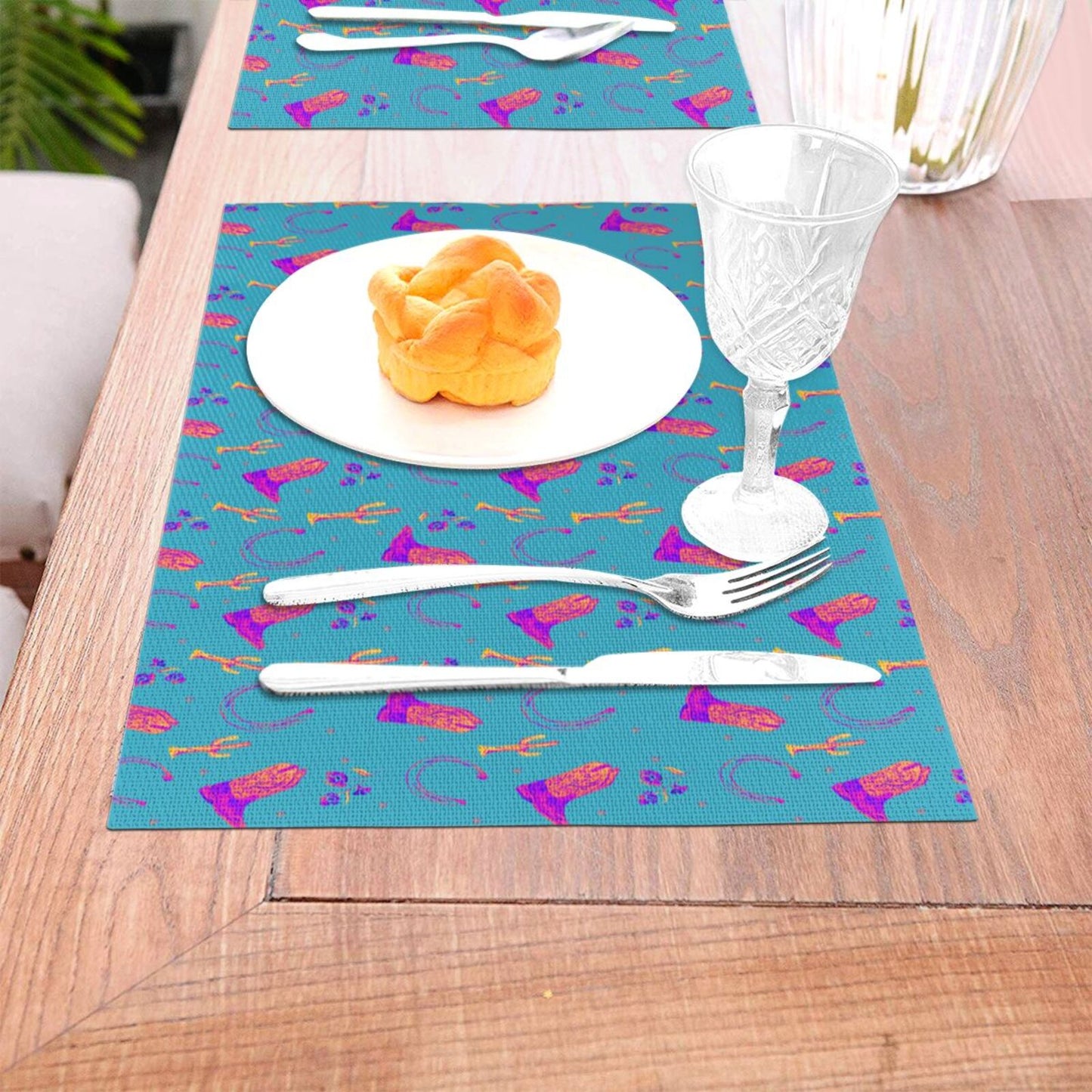 Lucky Boots-  Placemats Set of 4