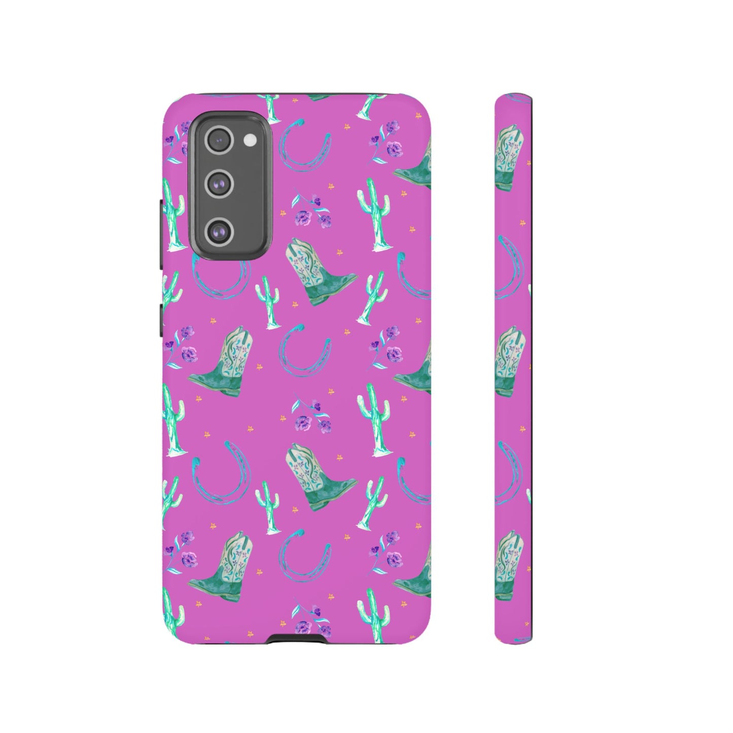 Lucky Boots in Pink Tough Phone Case