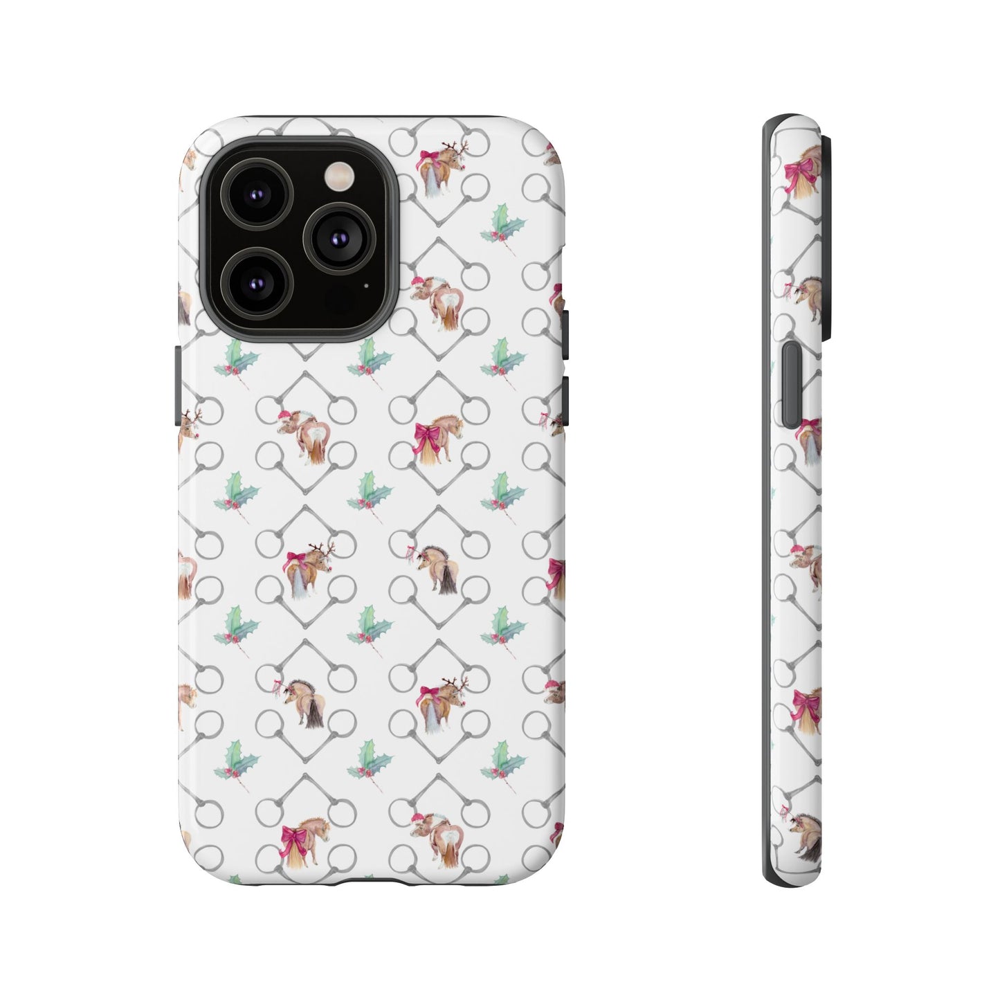 Adorable Ponies and holly Tough Phone Cases